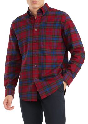 Eberlie Tartan Long Sleeve Flannel Shirt