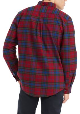 Eberlie Tartan Long Sleeve Flannel Shirt