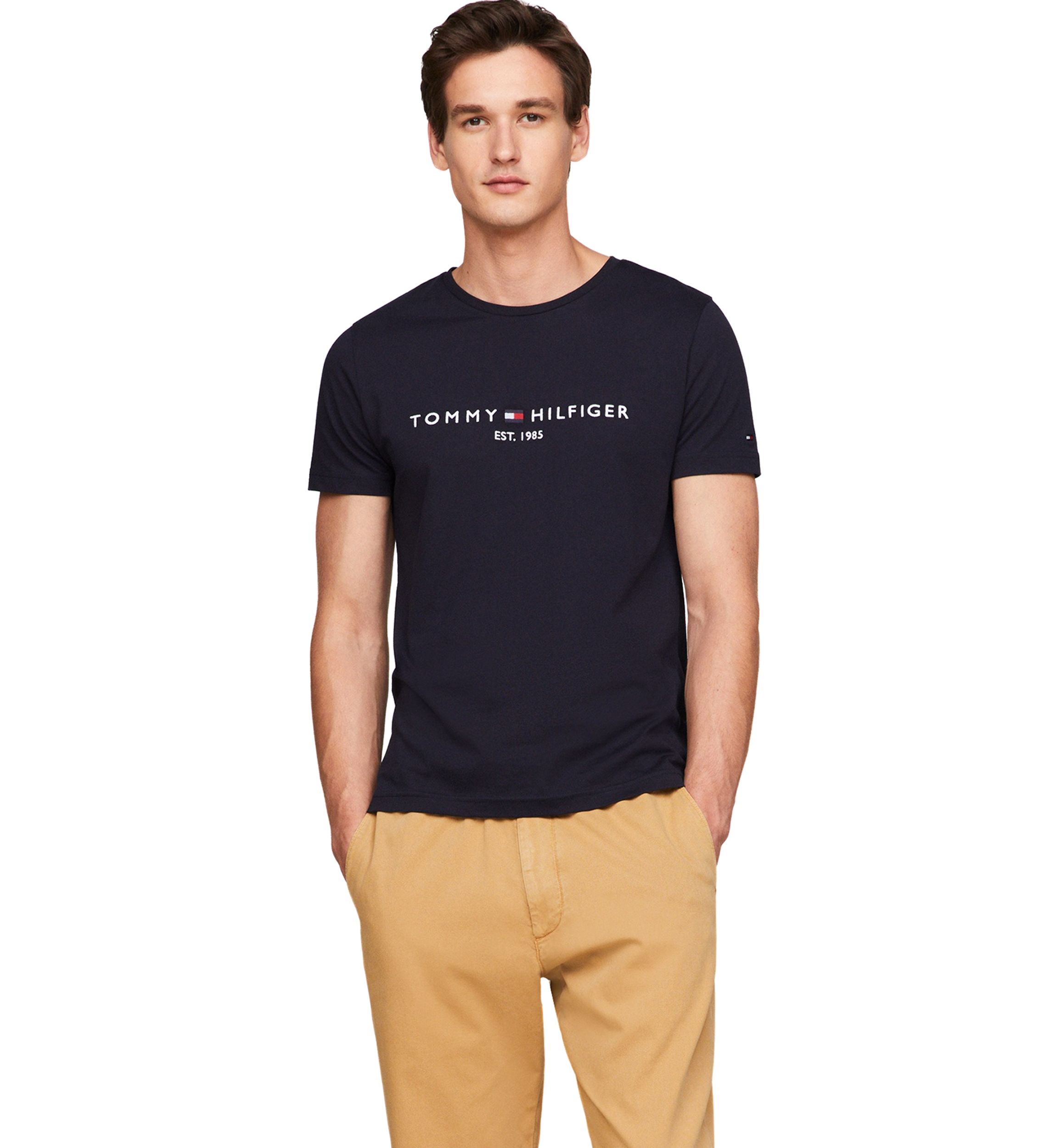 Embroidered Tommy Logo T-Shirt