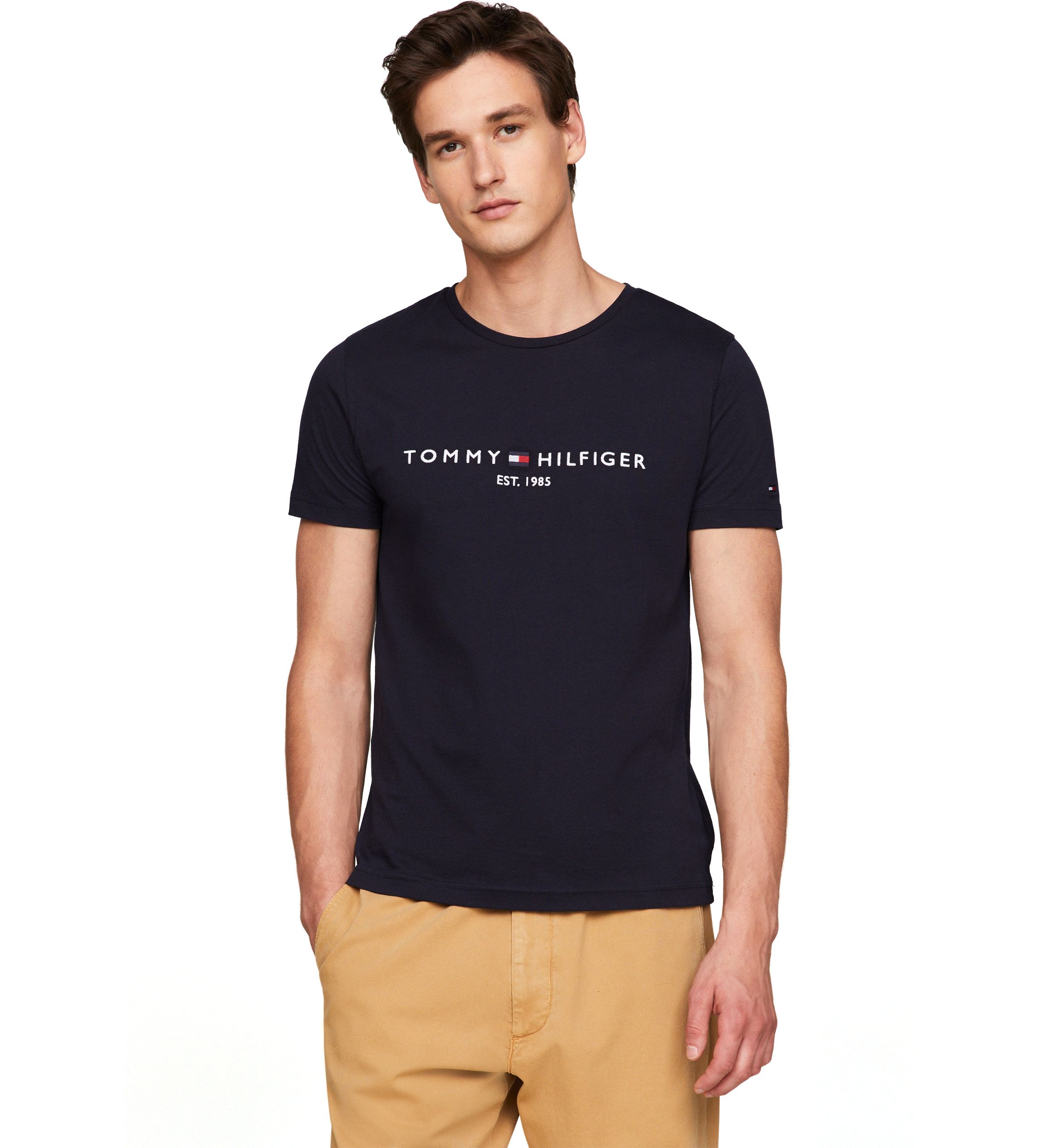 Embroidered Tommy Logo T-Shirt