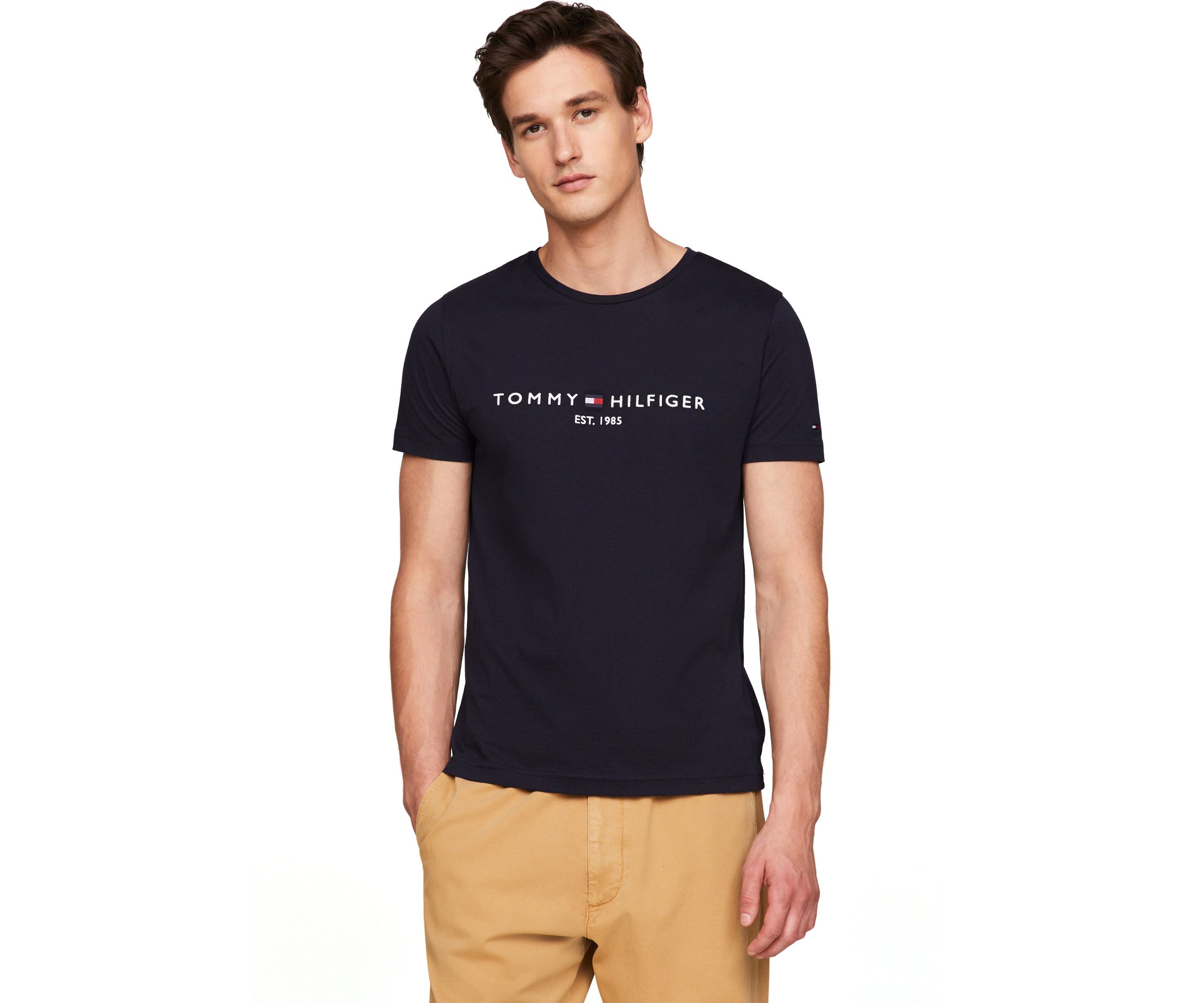 Embroidered Tommy Logo T-Shirt