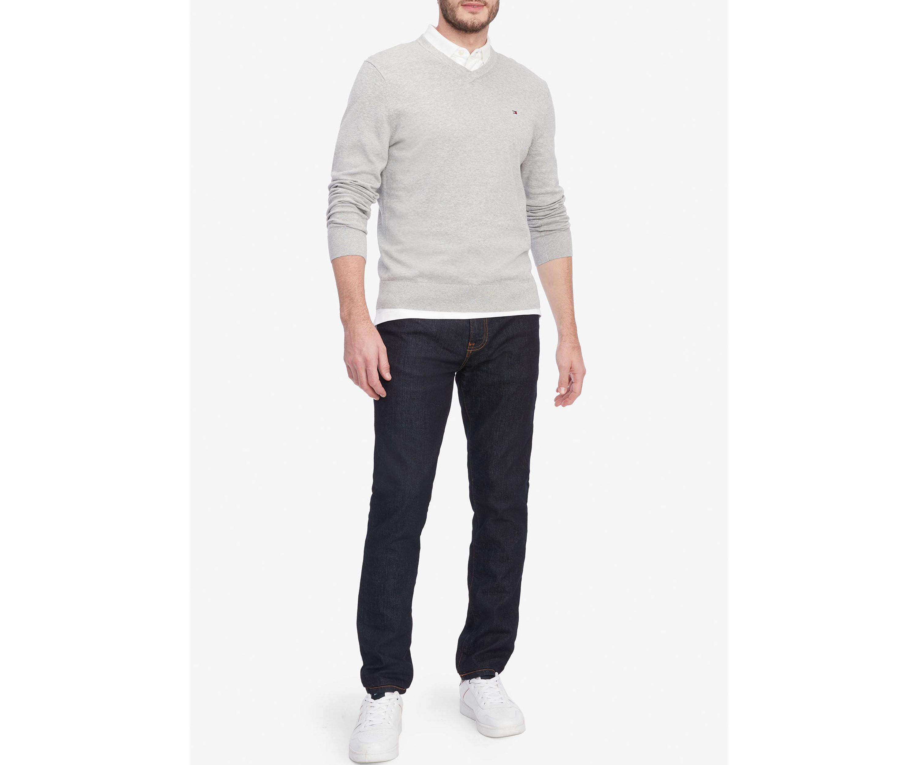 Mens Essential V-Neck Sweater
