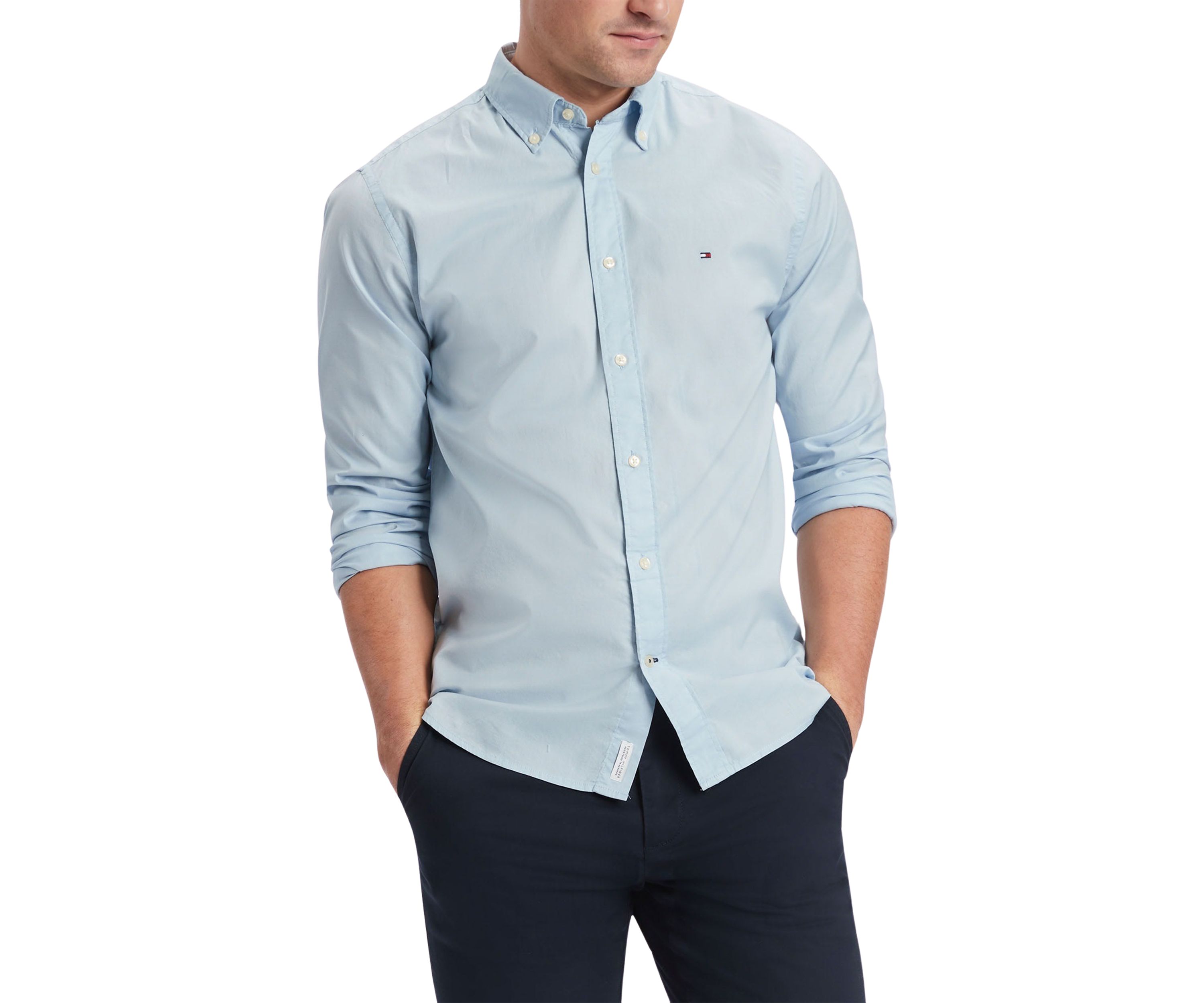 Flex Poplin Button Up Shirt