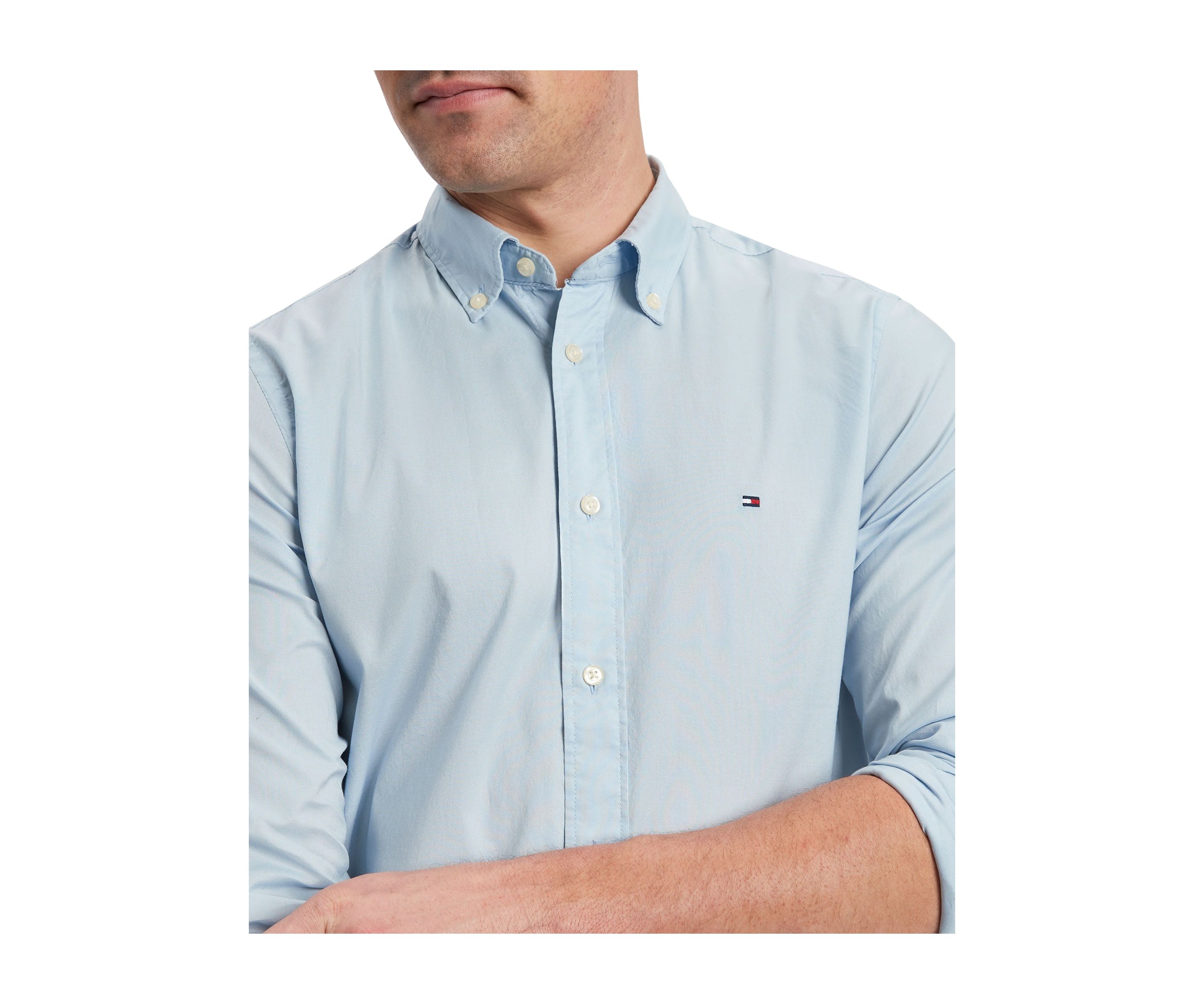 Flex Poplin Button Up Shirt
