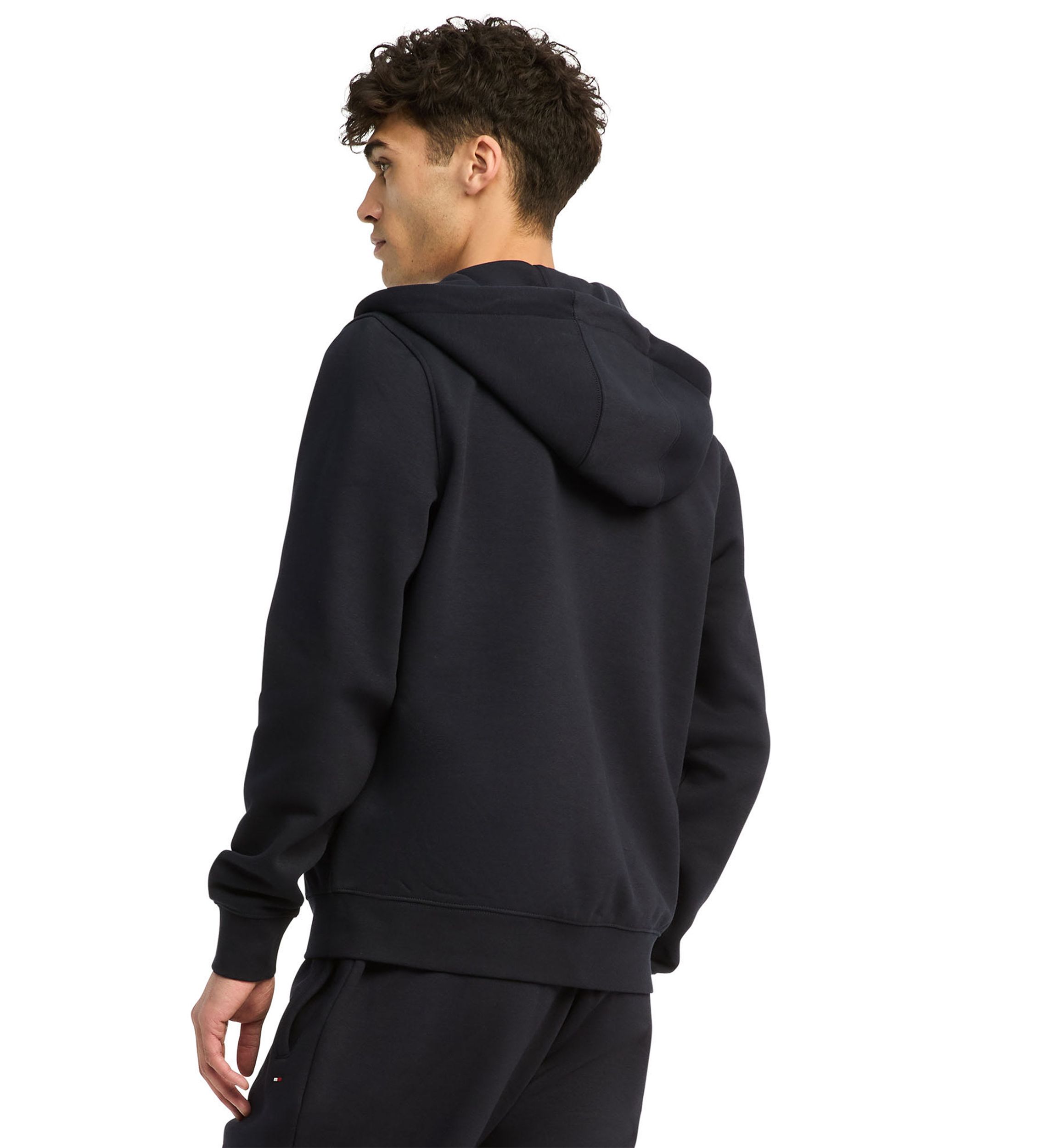 Flag Logo Zip Through Hoodie 
