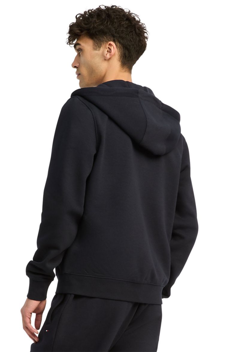 Flag Logo Zip Through Hoodie 