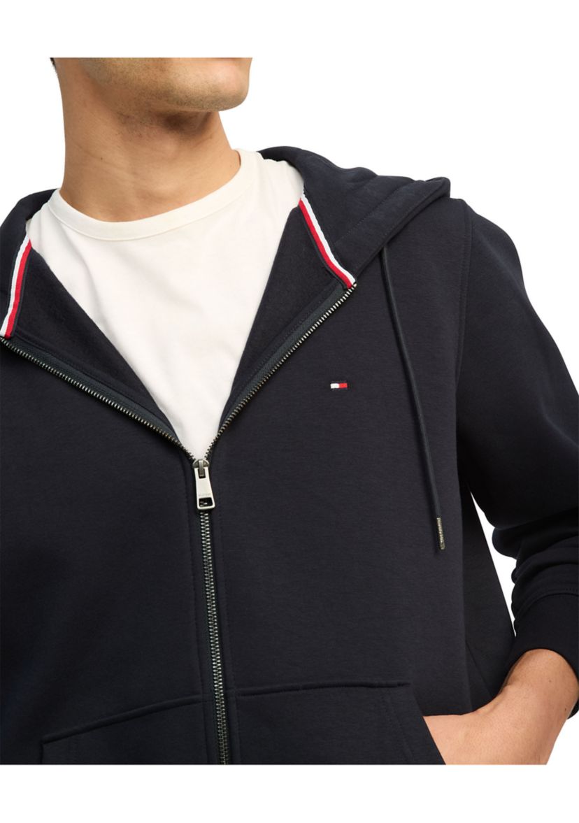 Flag Logo Zip Through Hoodie 