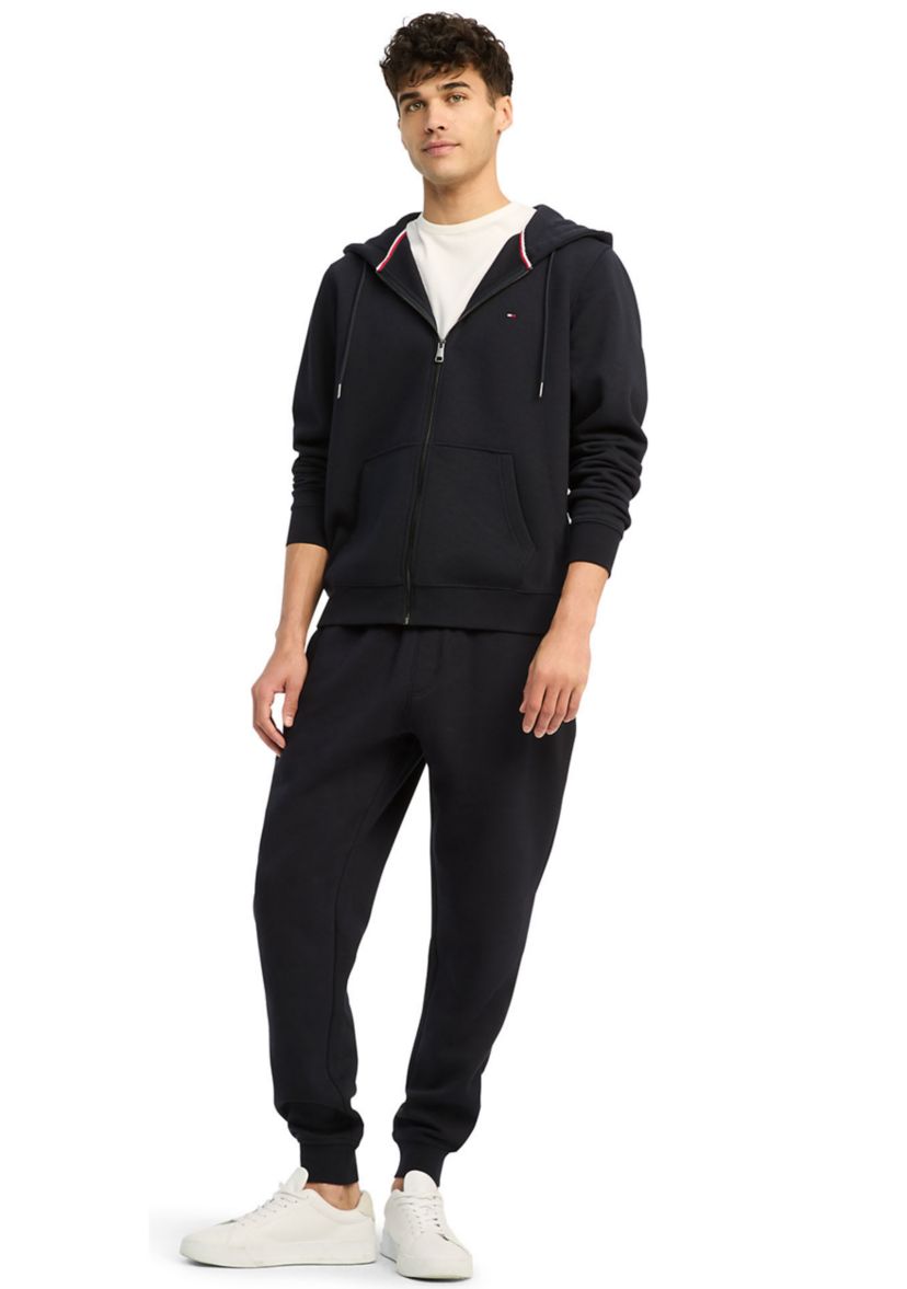 Flag Logo Zip Through Hoodie 
