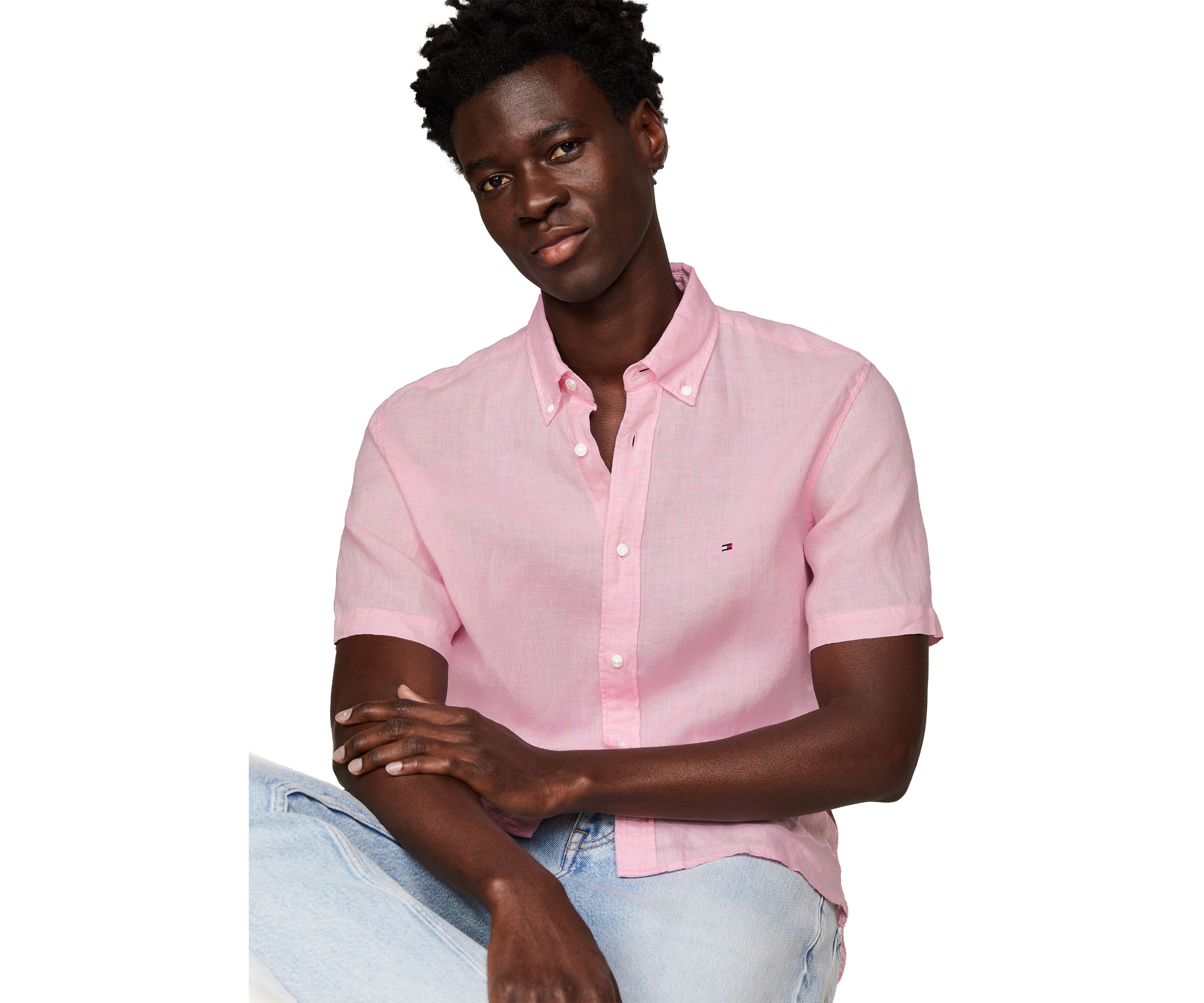 Premium Linen Short Sleeve Shirt 