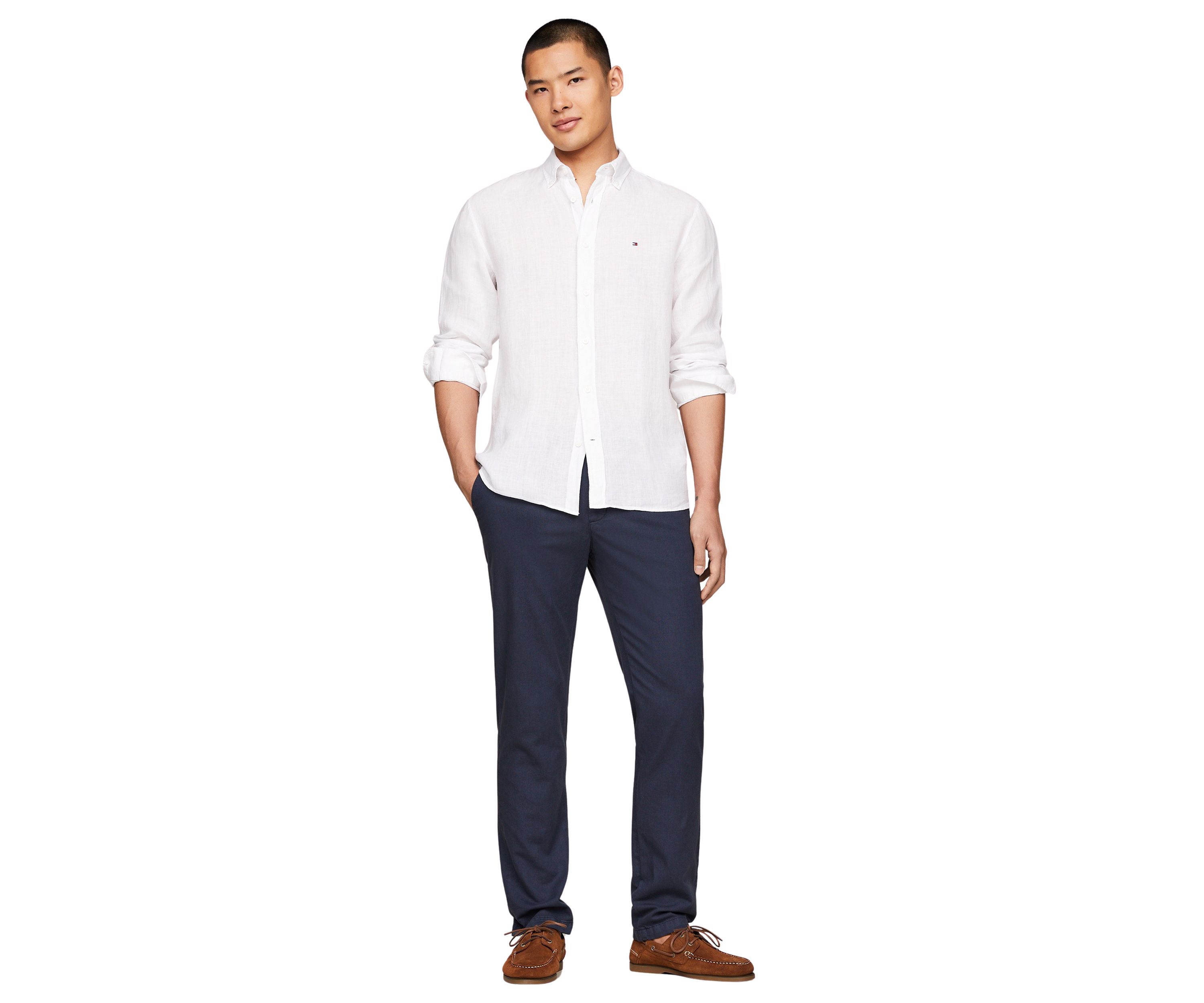 Pigment Dyed Linen Shirt