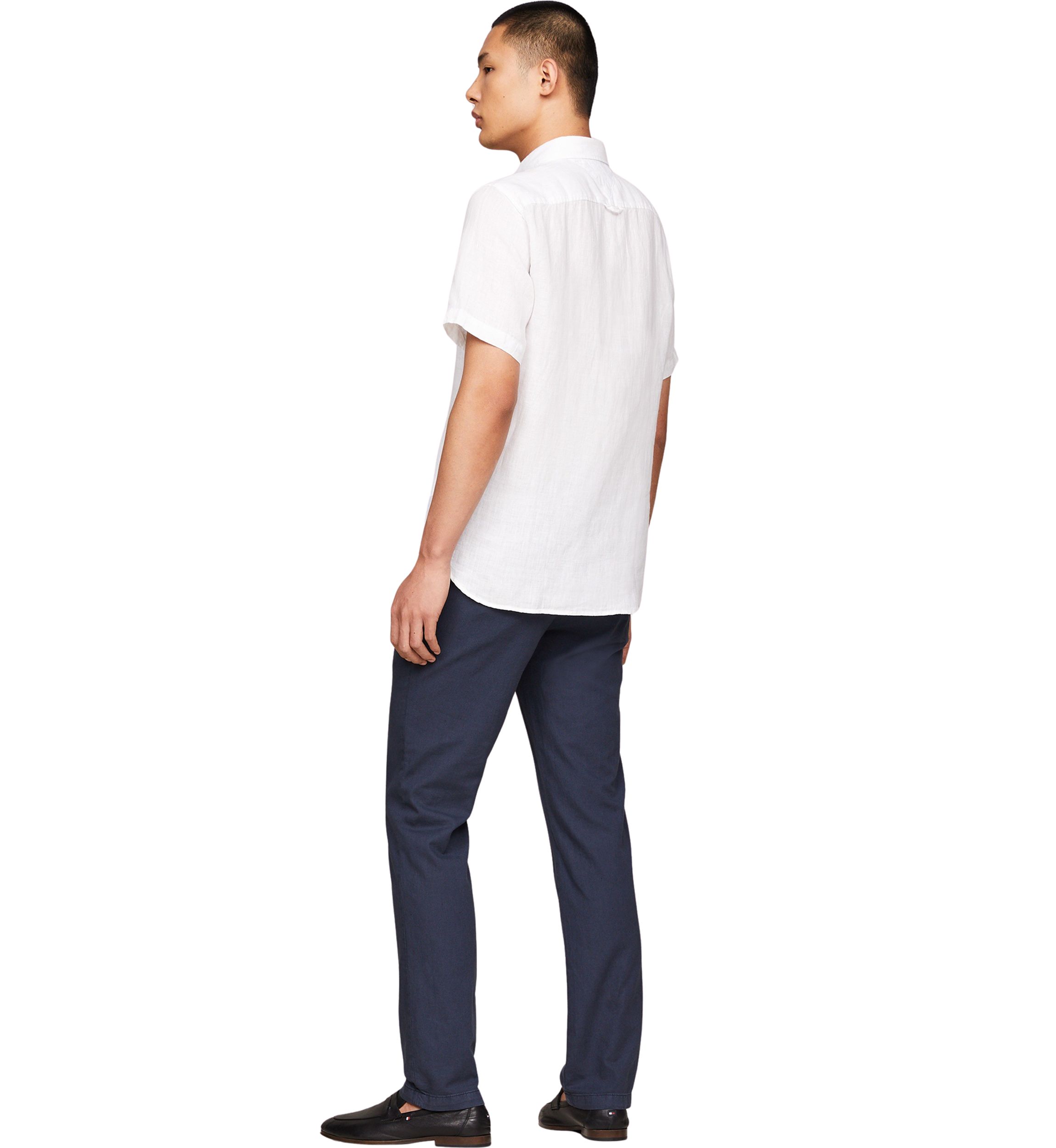 Regular Fit Pigment Dyed Linen Shirt
