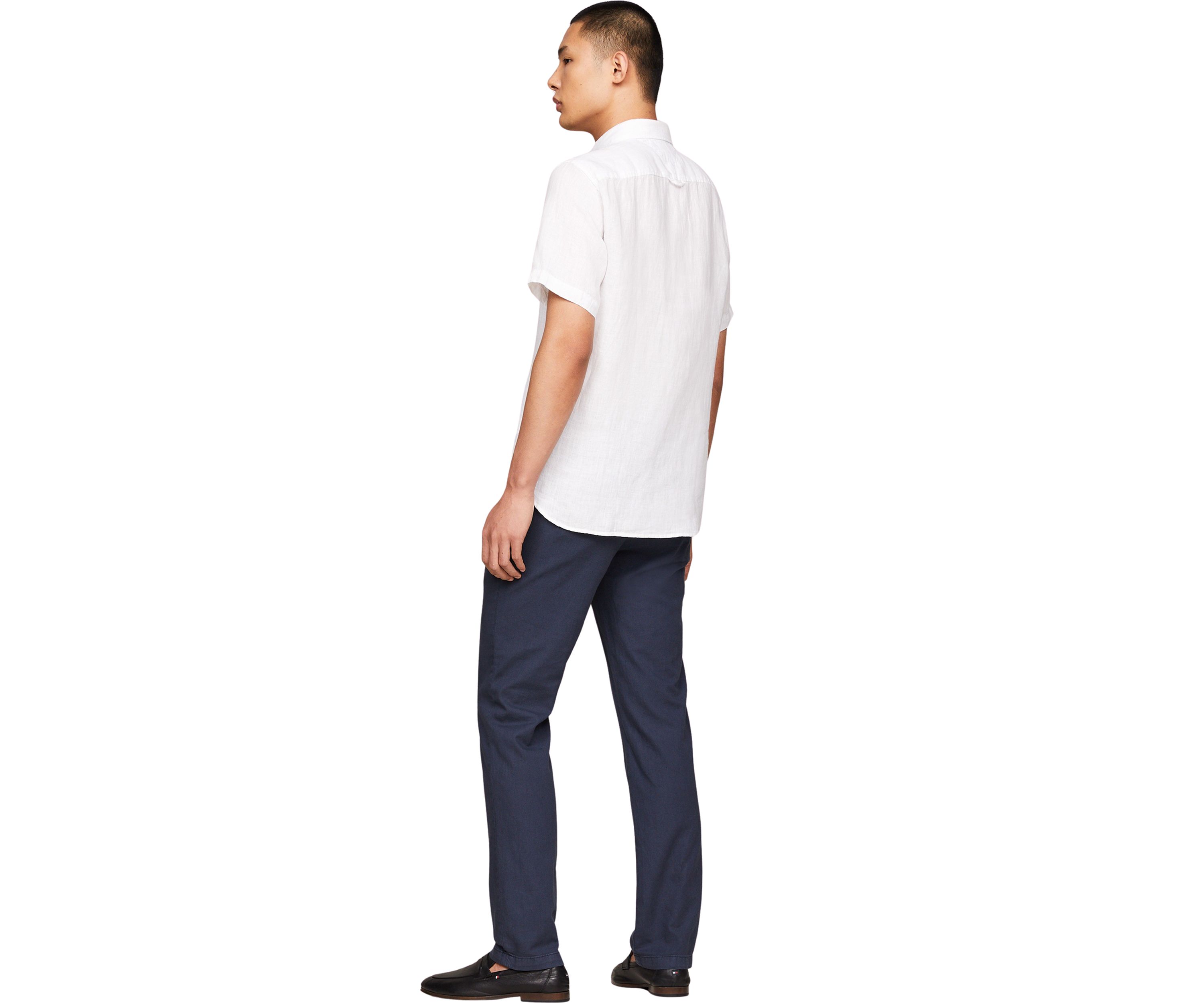 Regular Fit Pigment Dyed Linen Shirt