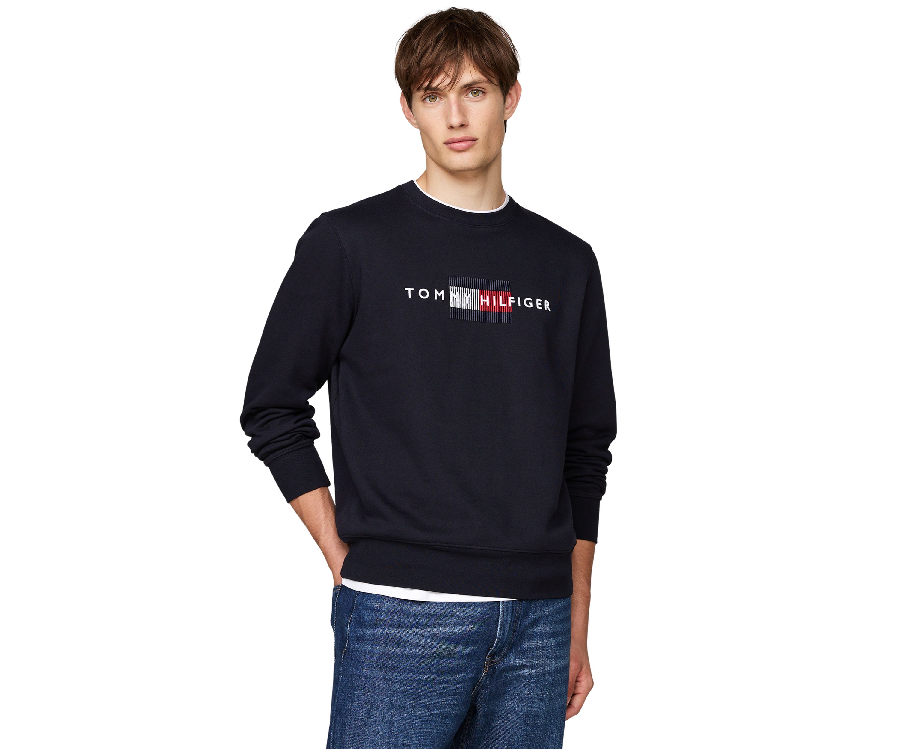 Flag Logo Embroidered Pullover