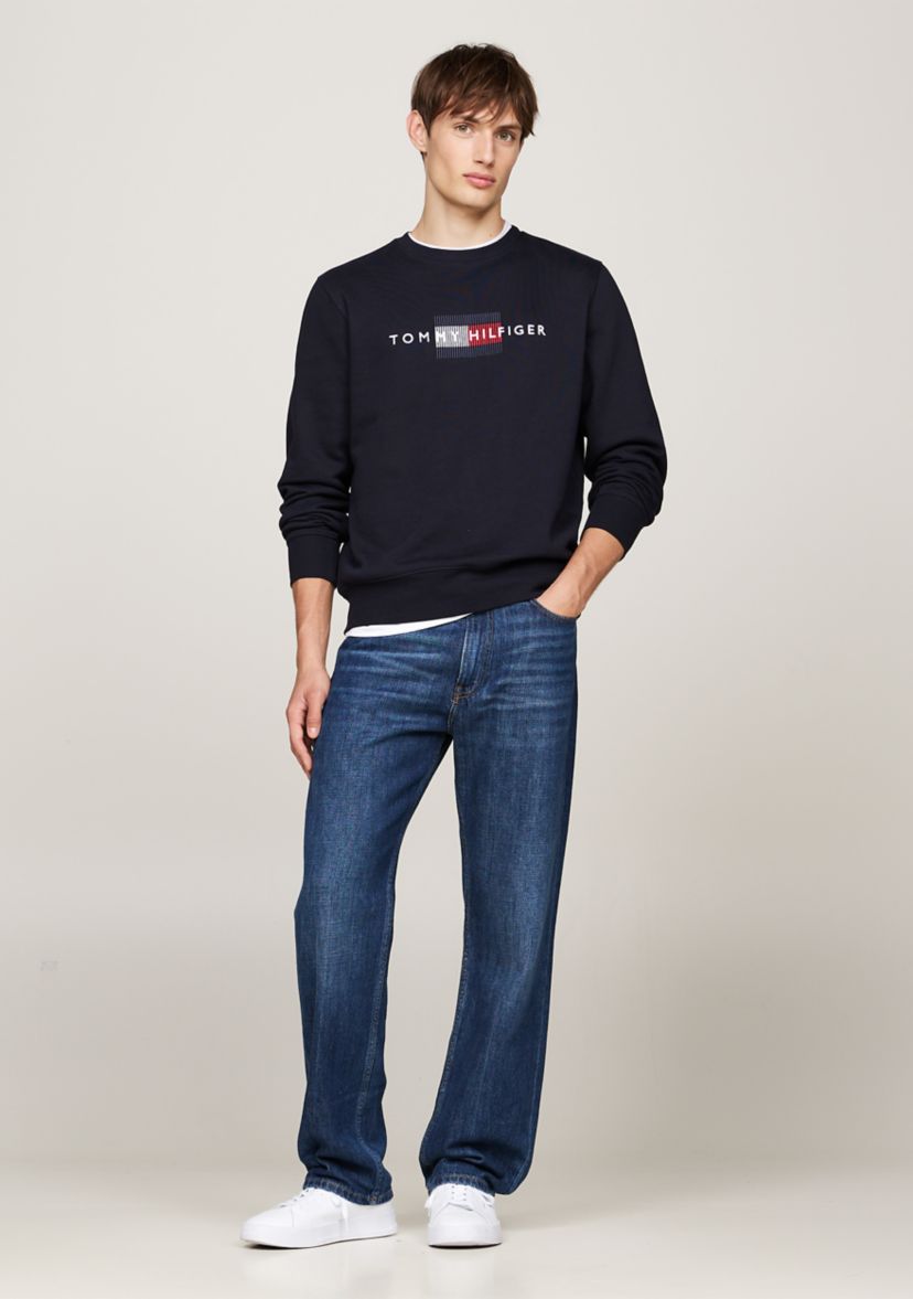Flag Logo Embroidered Pullover