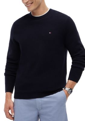 Tommy Hilfiger Men's Essential Structure Crew Neck Sweater, 2XL