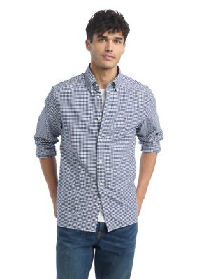 Tommy Hilfiger Men's Heritage Oxford Gingham RF Shirt