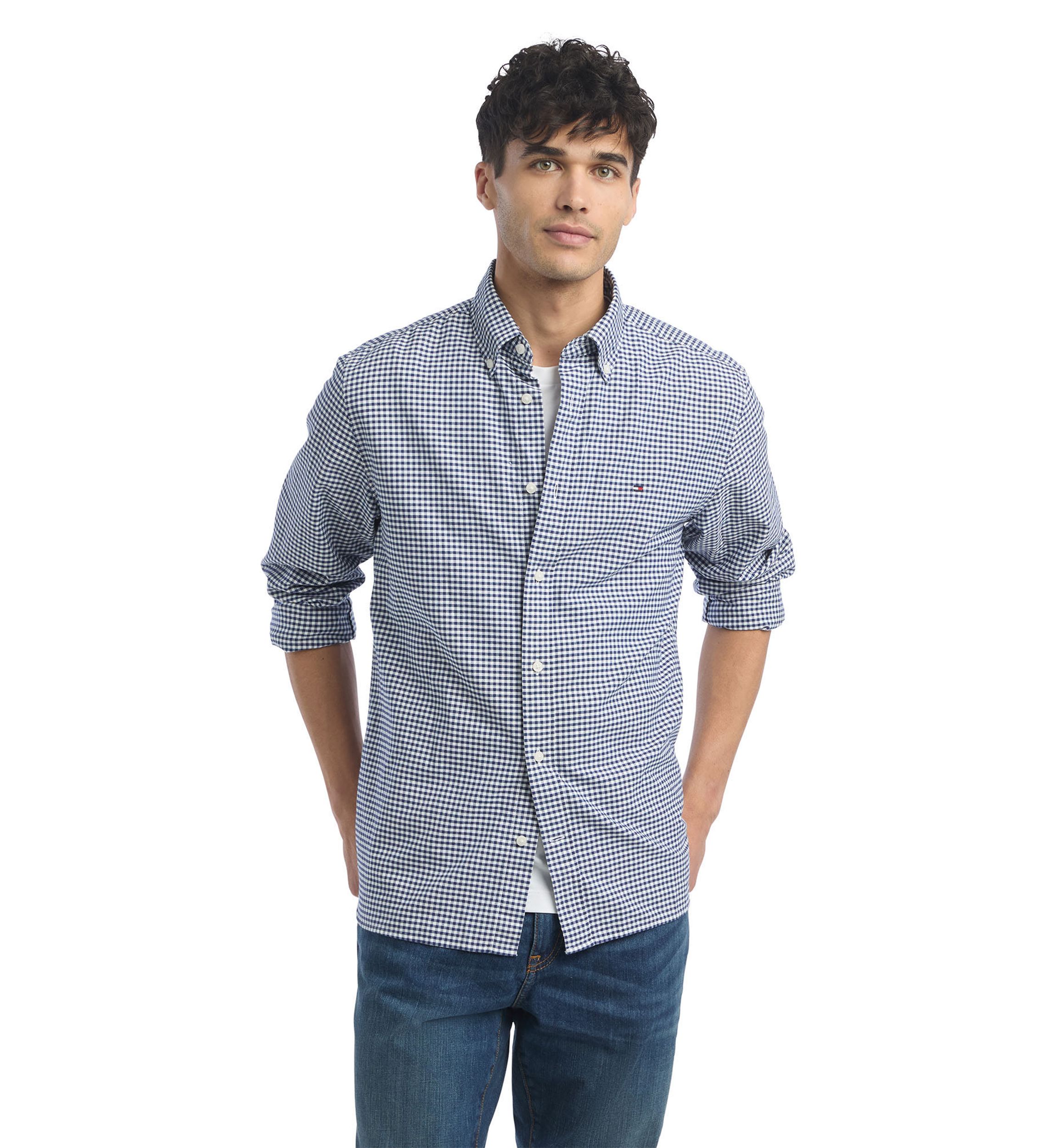 Heritage Oxford Gingham Printed Regular Fit Shirt