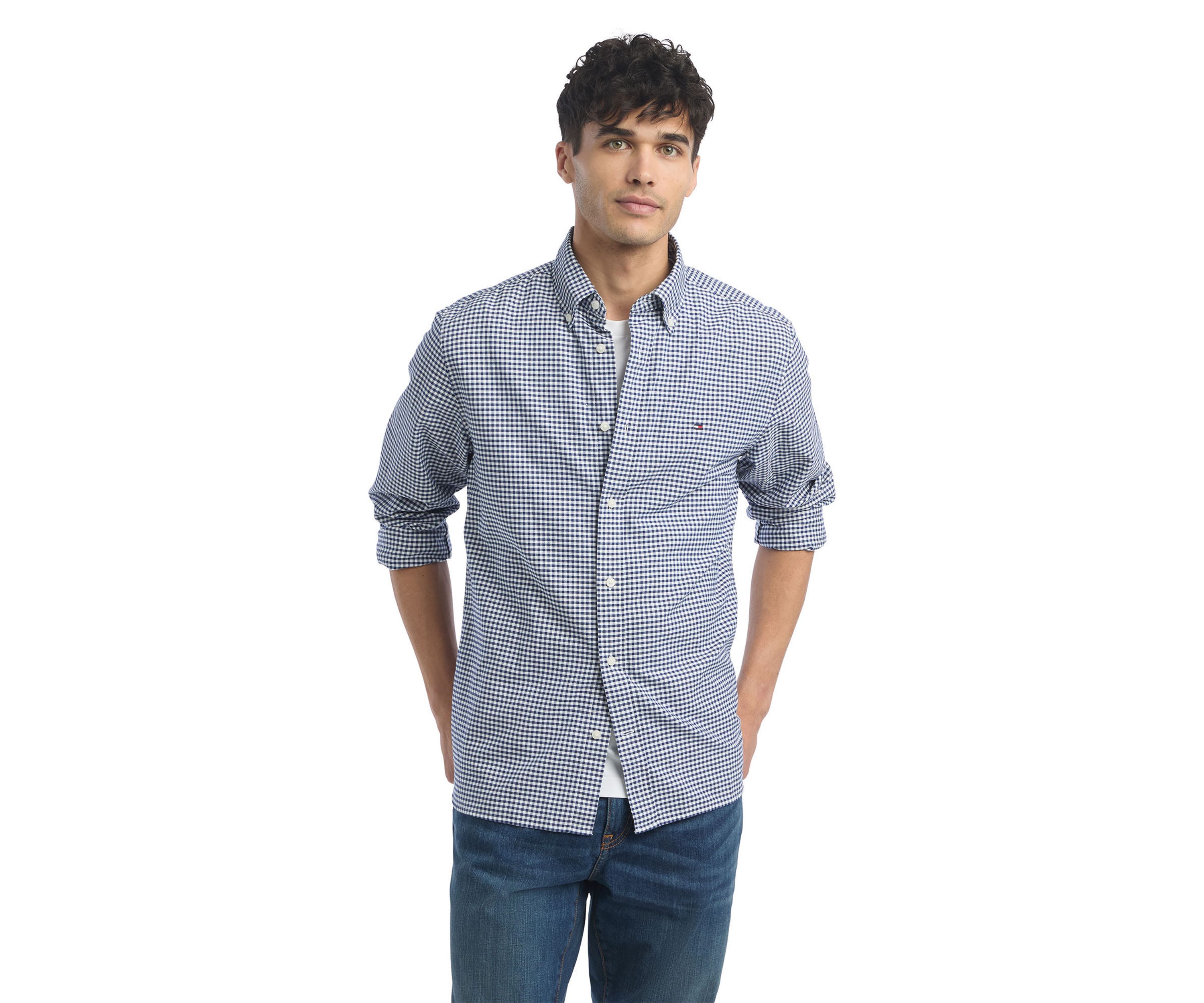 Heritage Oxford Gingham Printed Regular Fit Shirt
