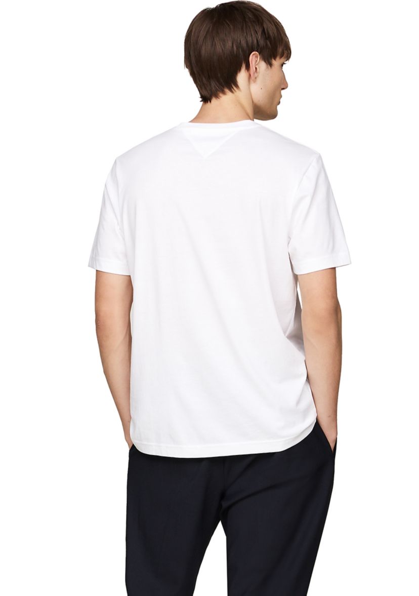 Ribbed Inset Logo T-Shirt
