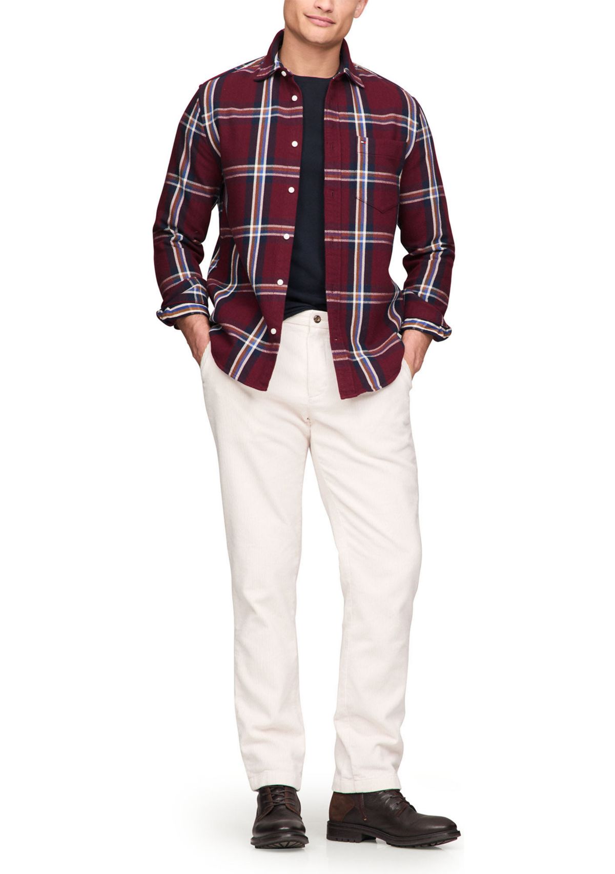 Heavy Brushed Checkered Shirt 