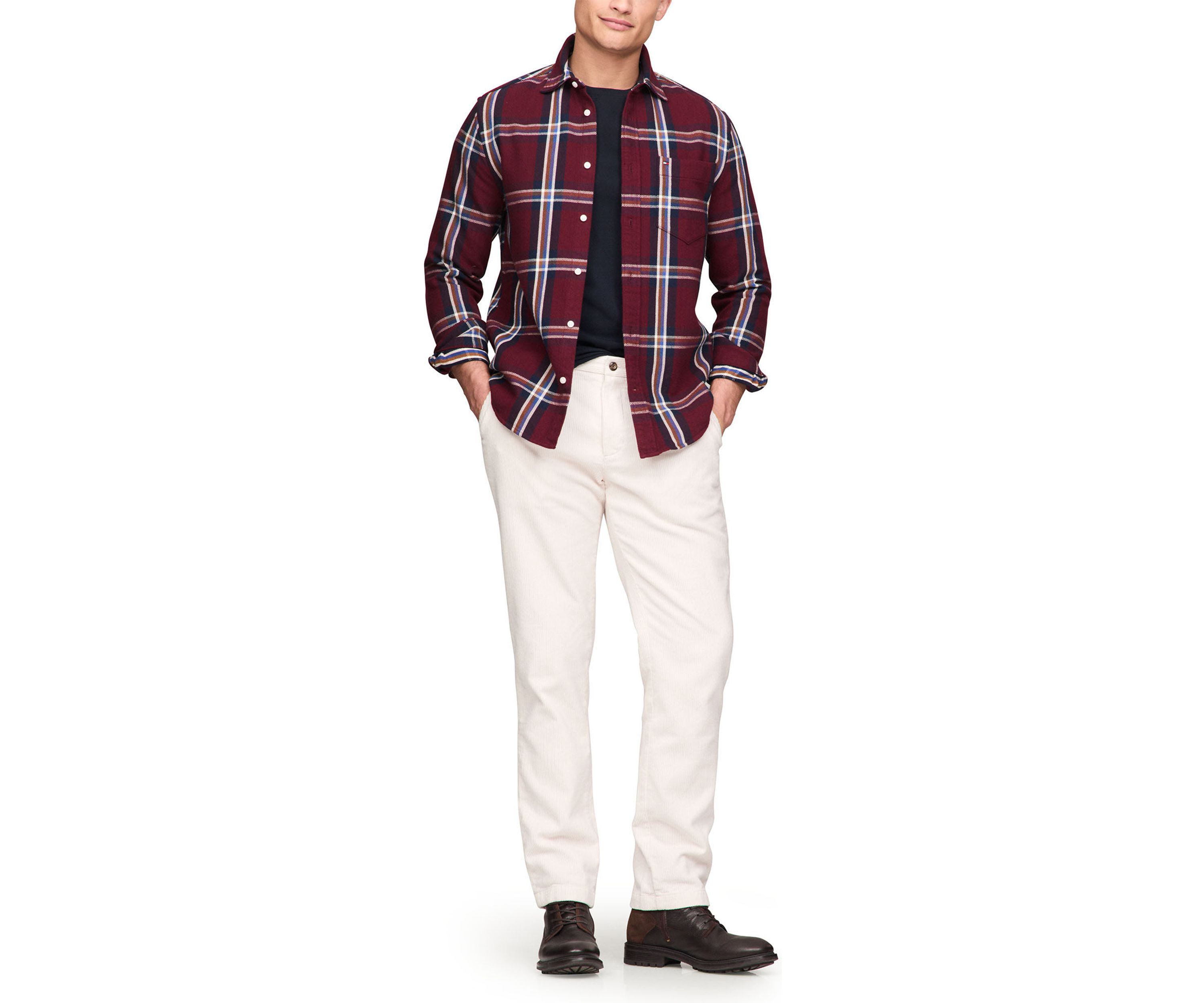 Heavy Brushed Checkered Shirt 