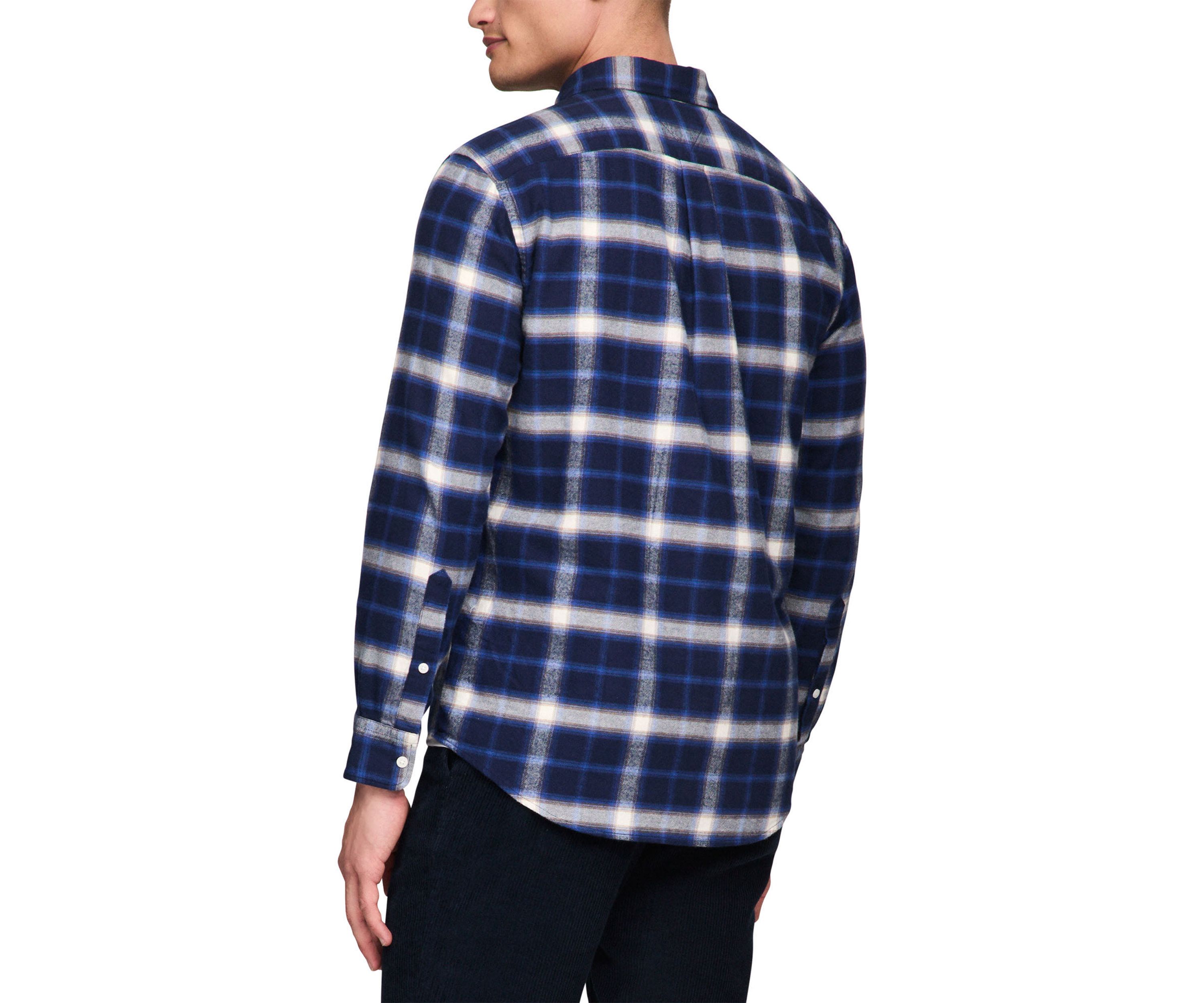 Brushed Shadow Check Printed Shirt