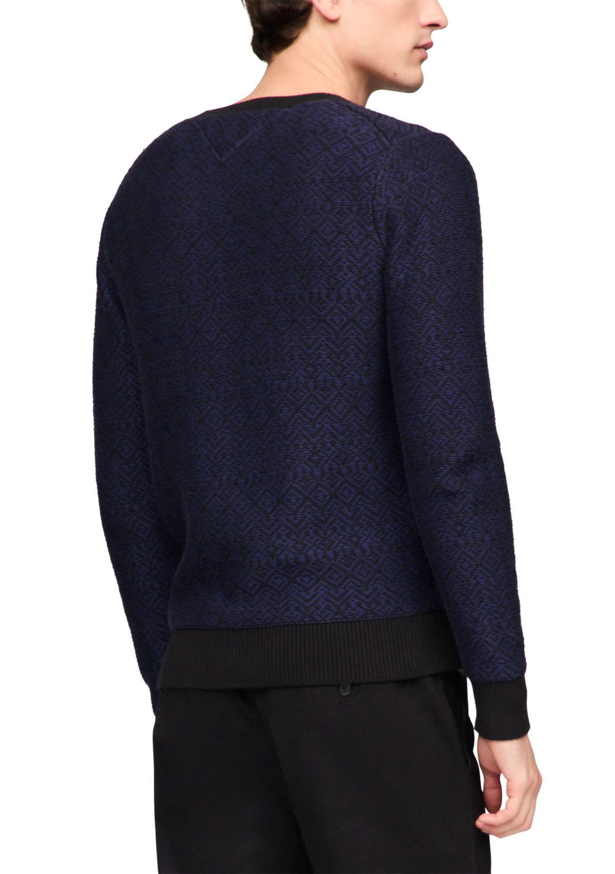 Fair Isle Flag Crew Neck Sweater