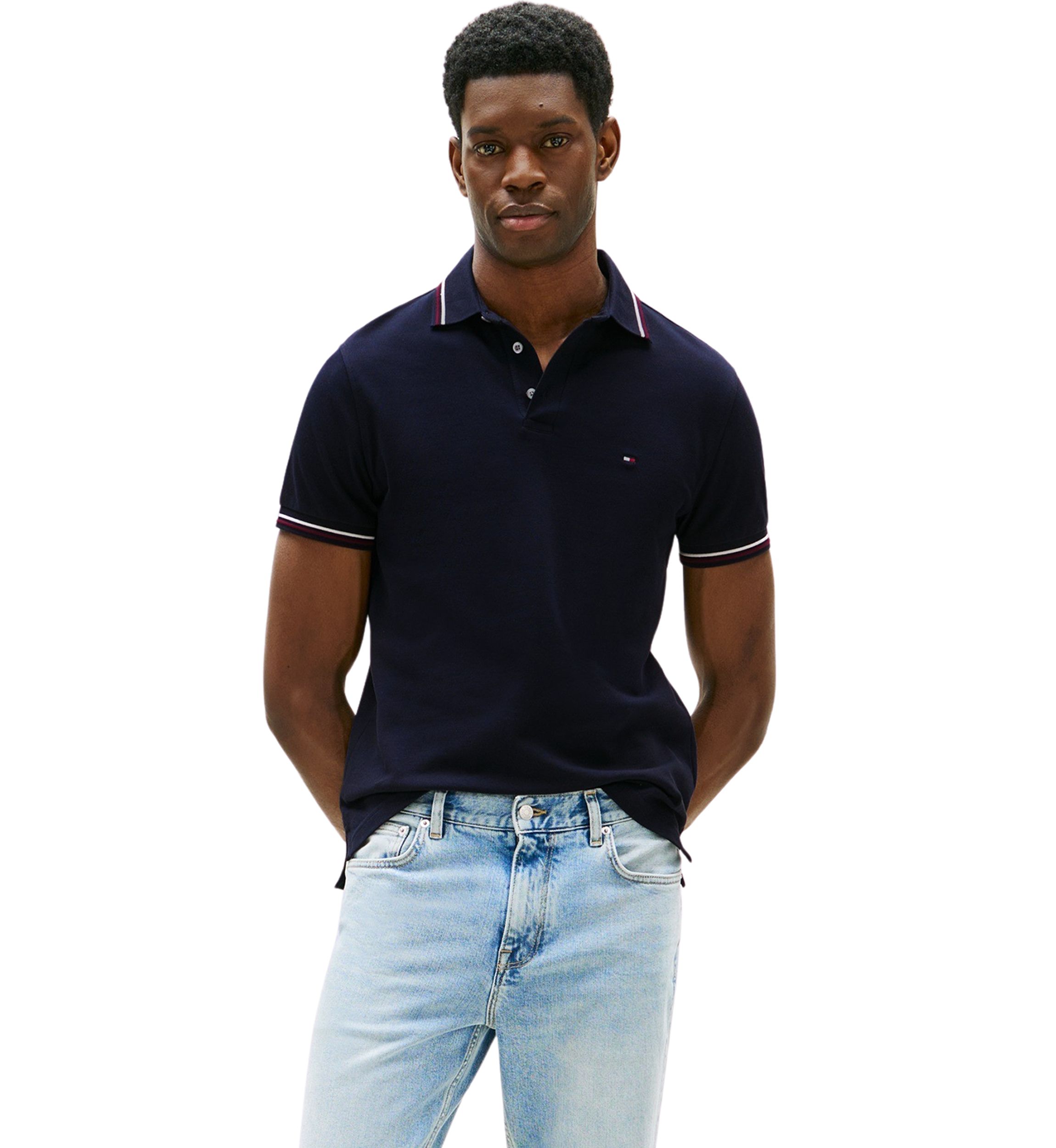 Tipped Slim Fit Polo Shirt