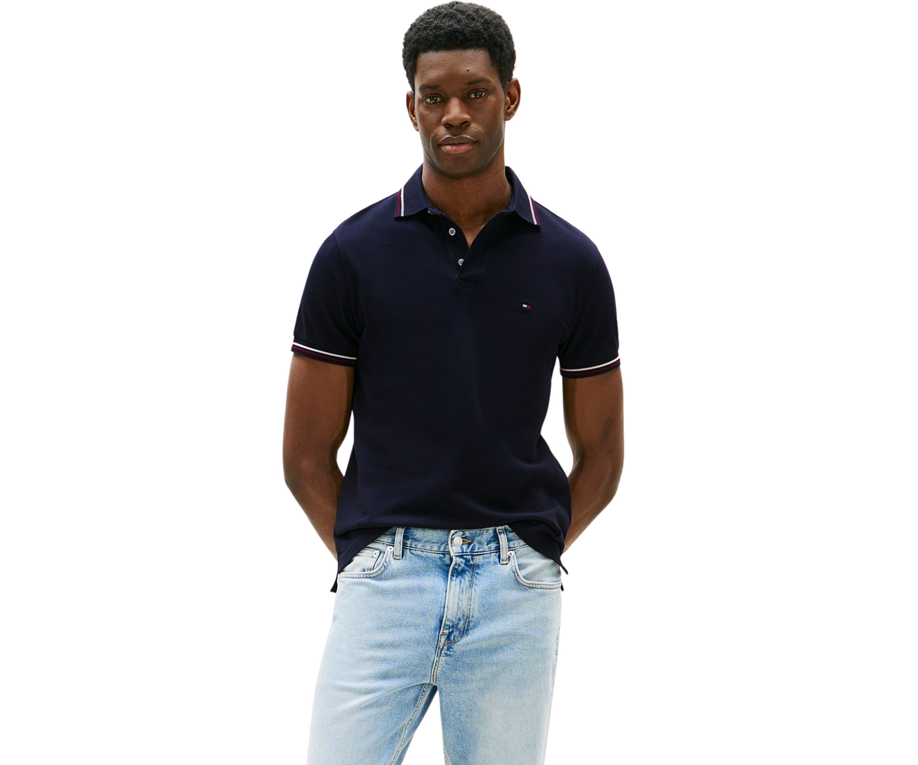 Tipped Slim Fit Polo Shirt