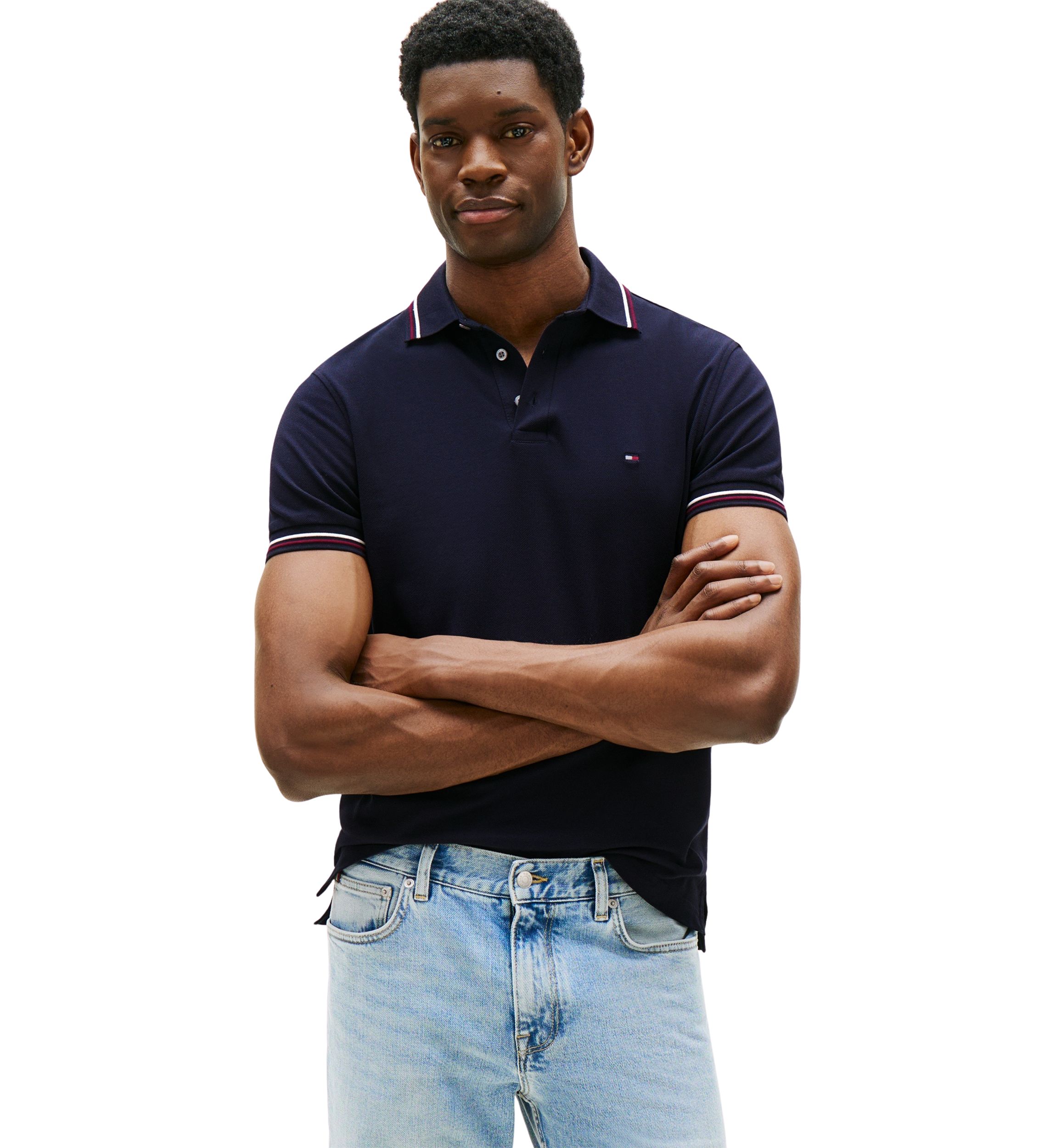Tipped Slim Fit Polo Shirt