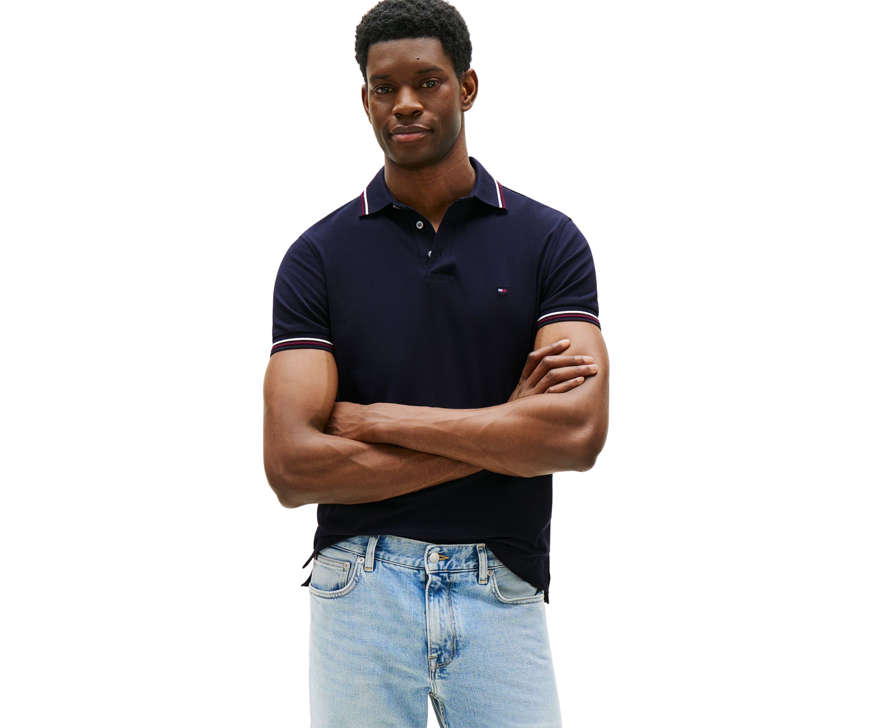 Tipped Slim Fit Polo Shirt