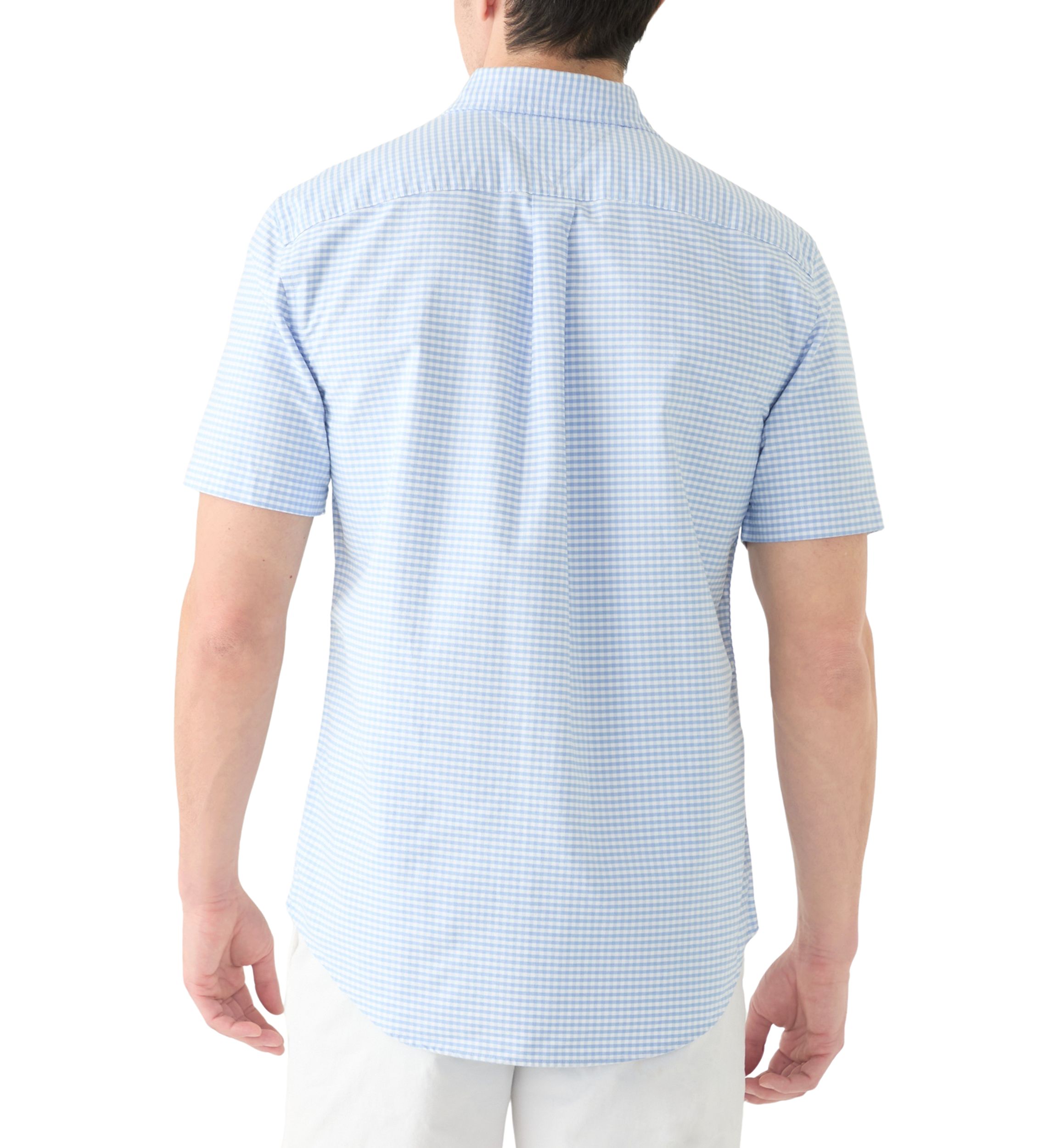 Mens Heritage Oxford Gingham Short Sleeve Shirt
