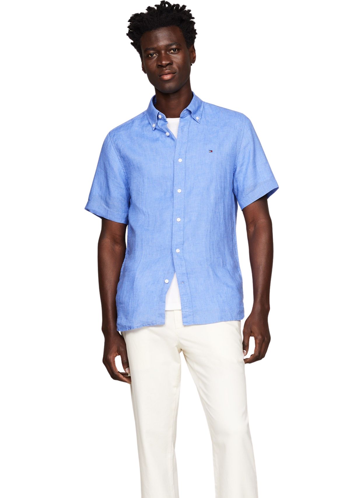 Pigment Dyed Linen Shirt 