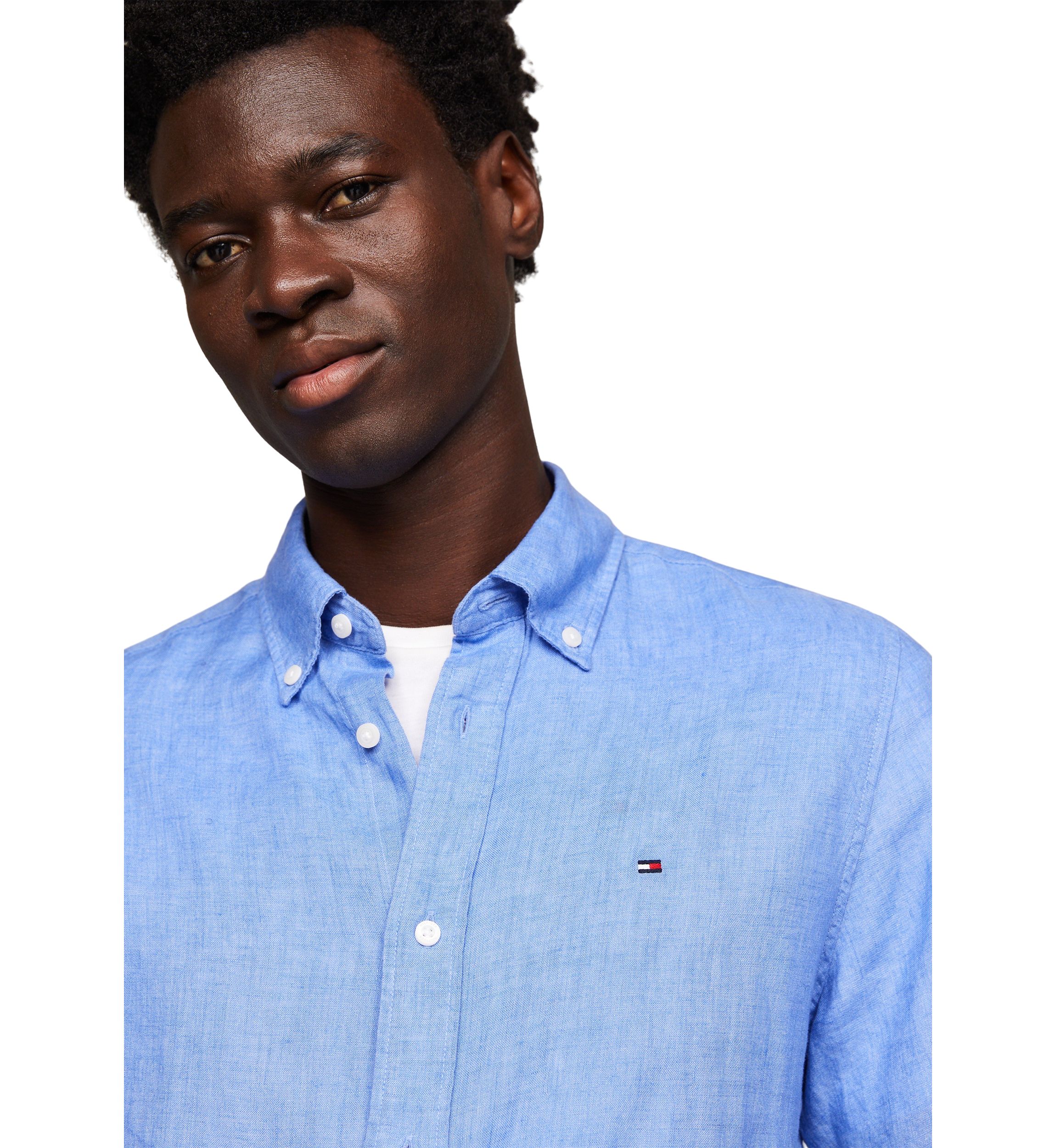 Pigment Dyed Linen Shirt 