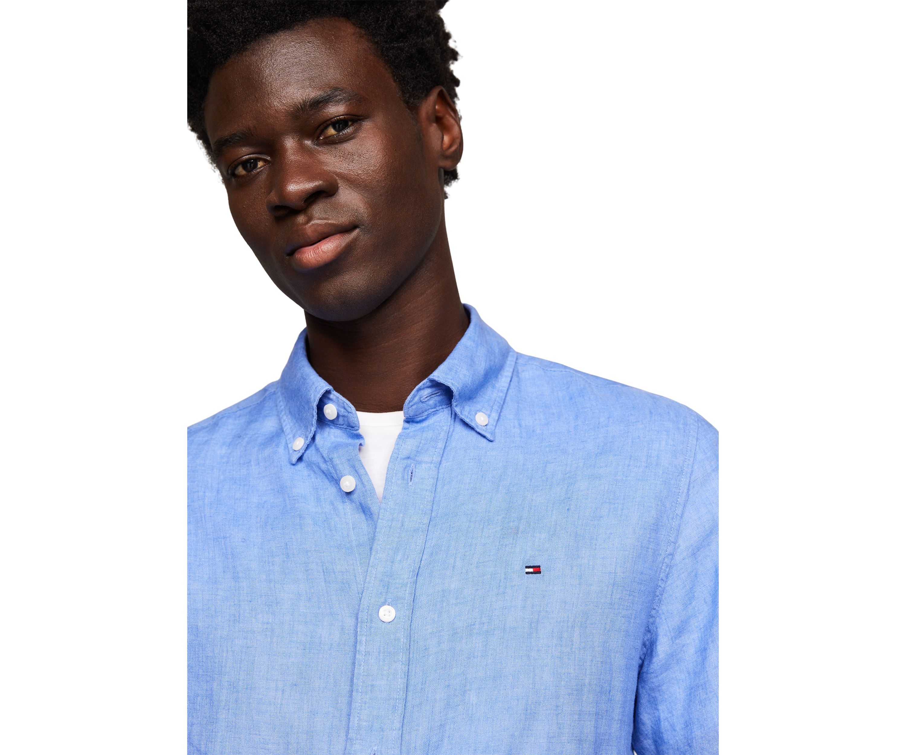 Pigment Dyed Linen Shirt 