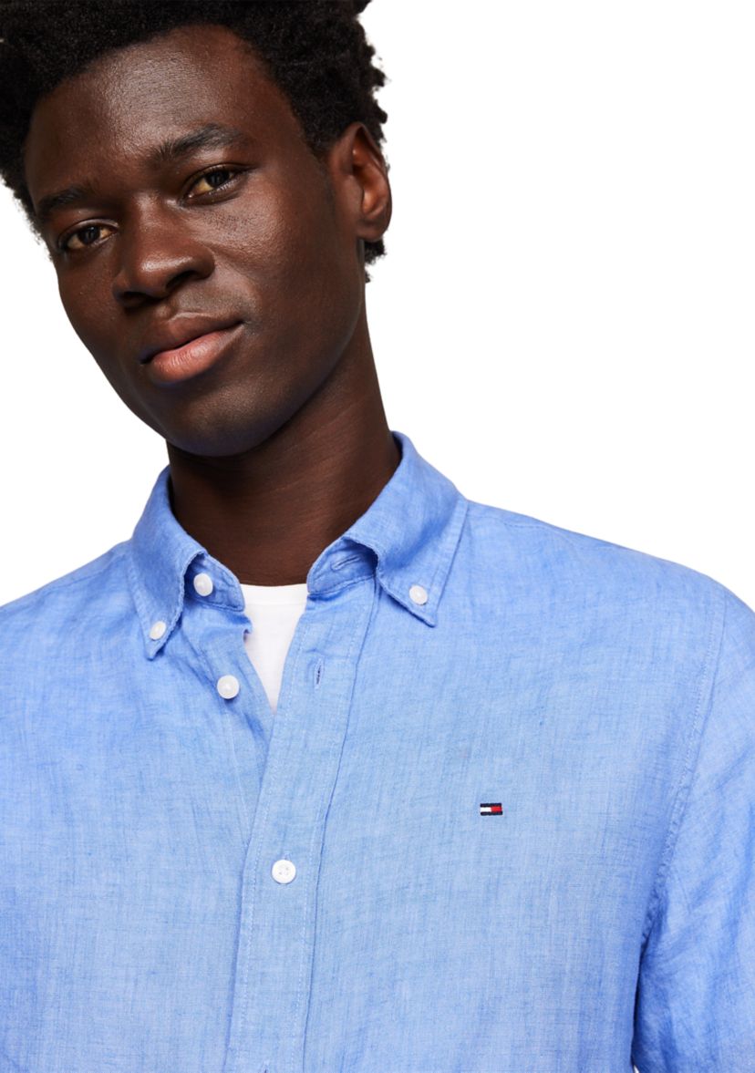 Pigment Dyed Linen Shirt 