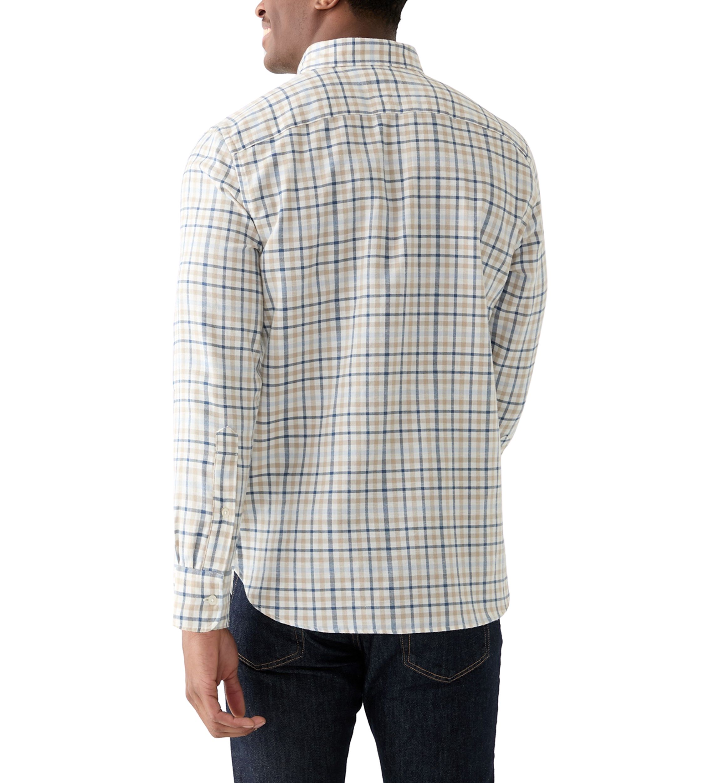 Brushed Linen Gingham Shirt