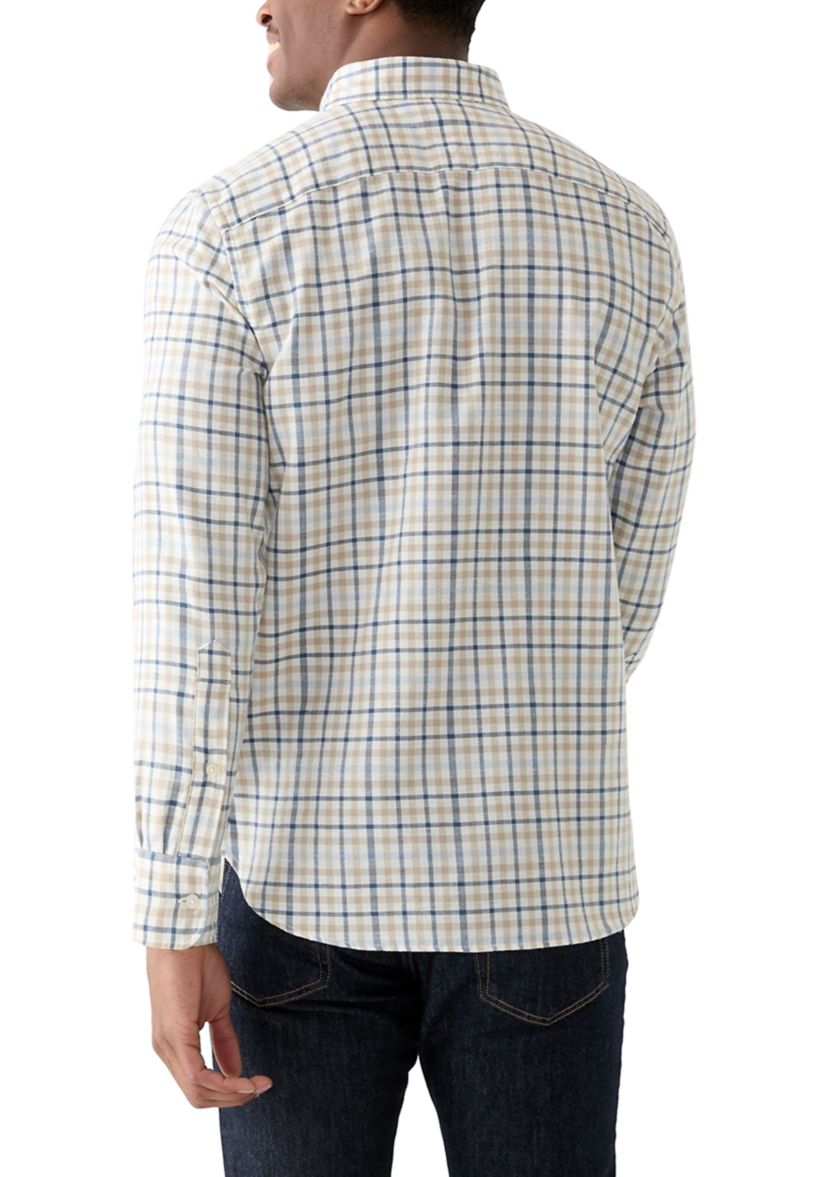 Brushed Linen Gingham Shirt