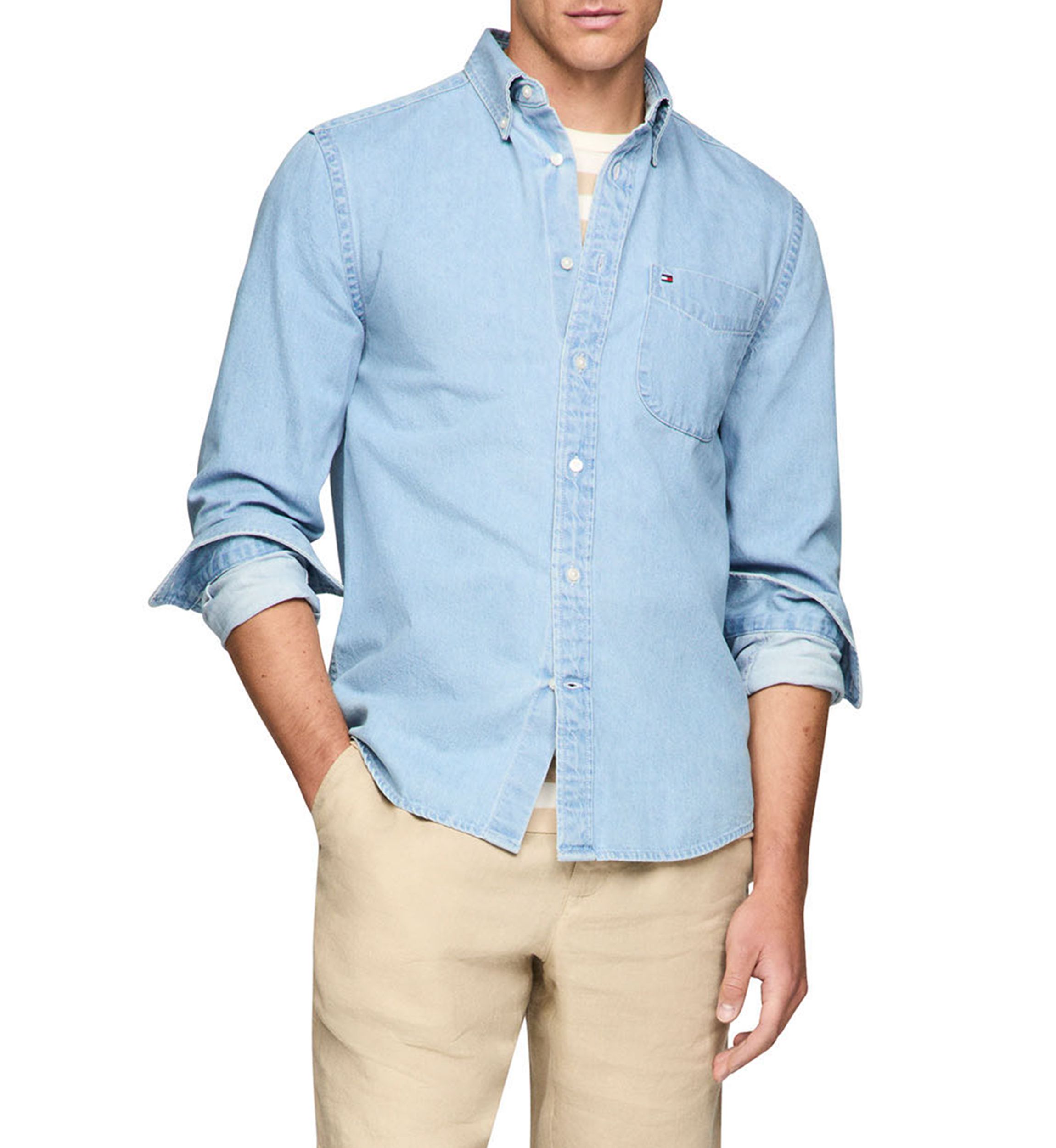 Denim Button Down Shirt