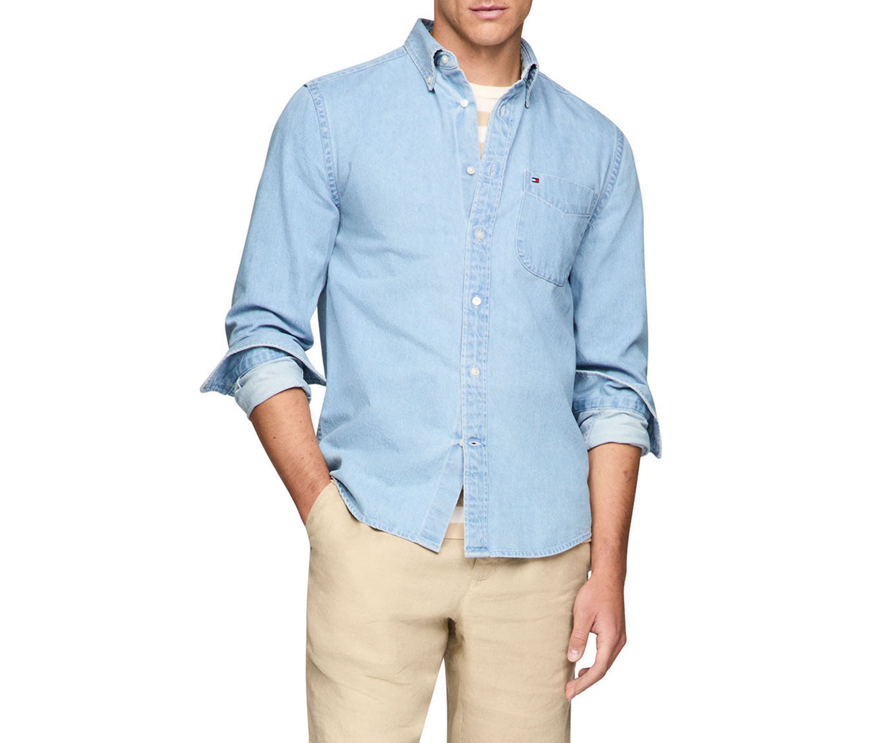 Denim Button Down Shirt