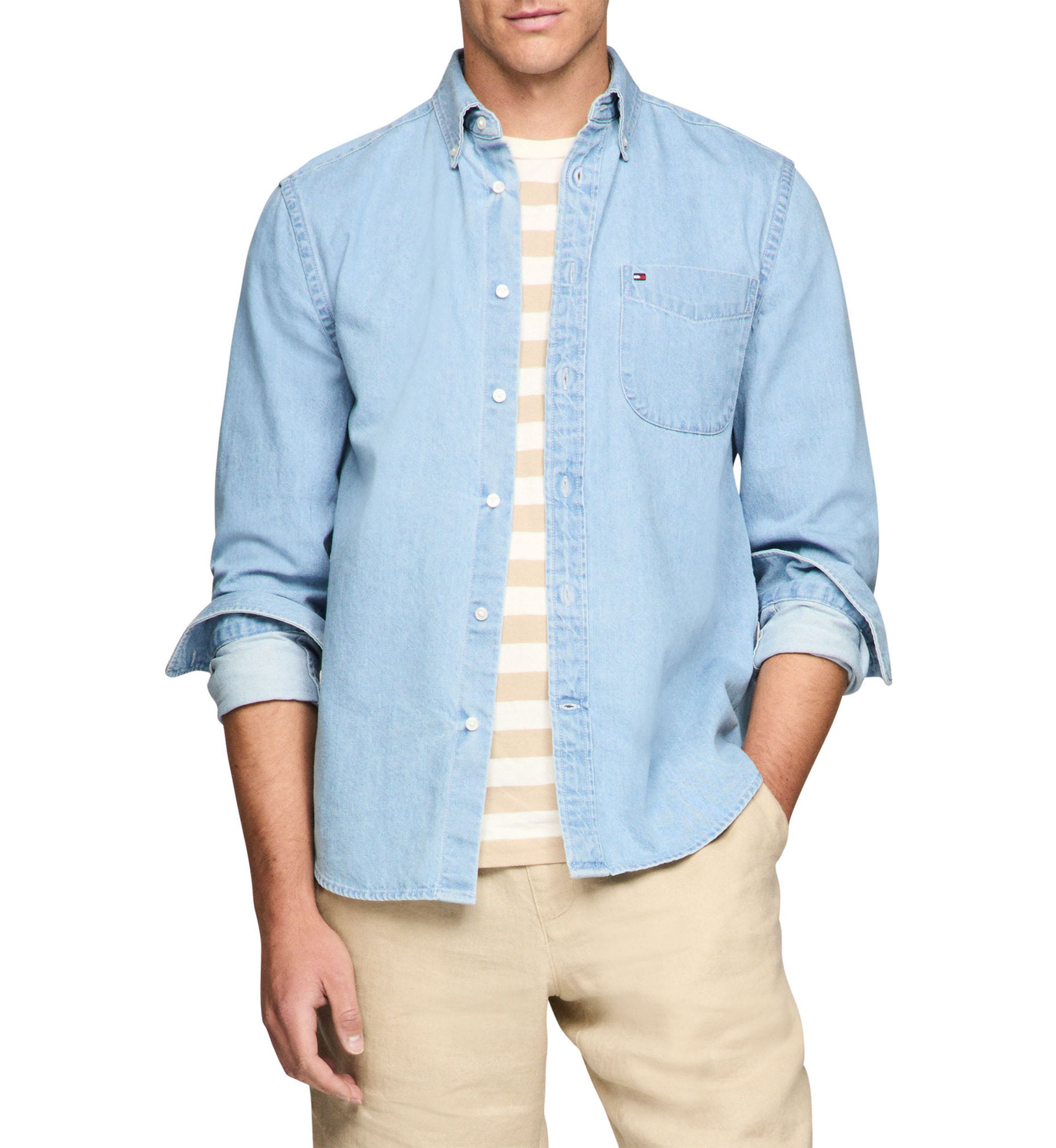 Denim Button Down Shirt