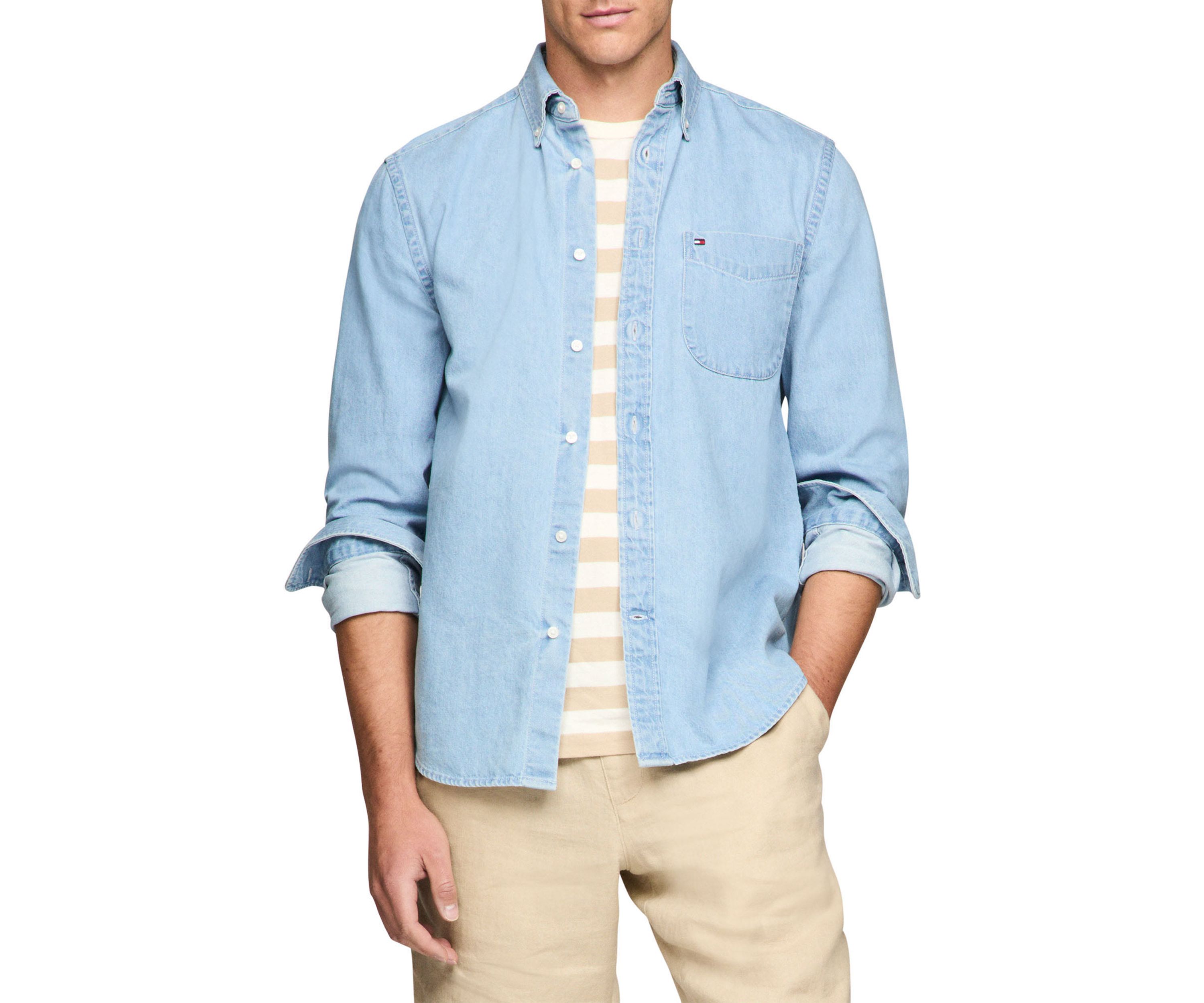 Denim Button Down Shirt