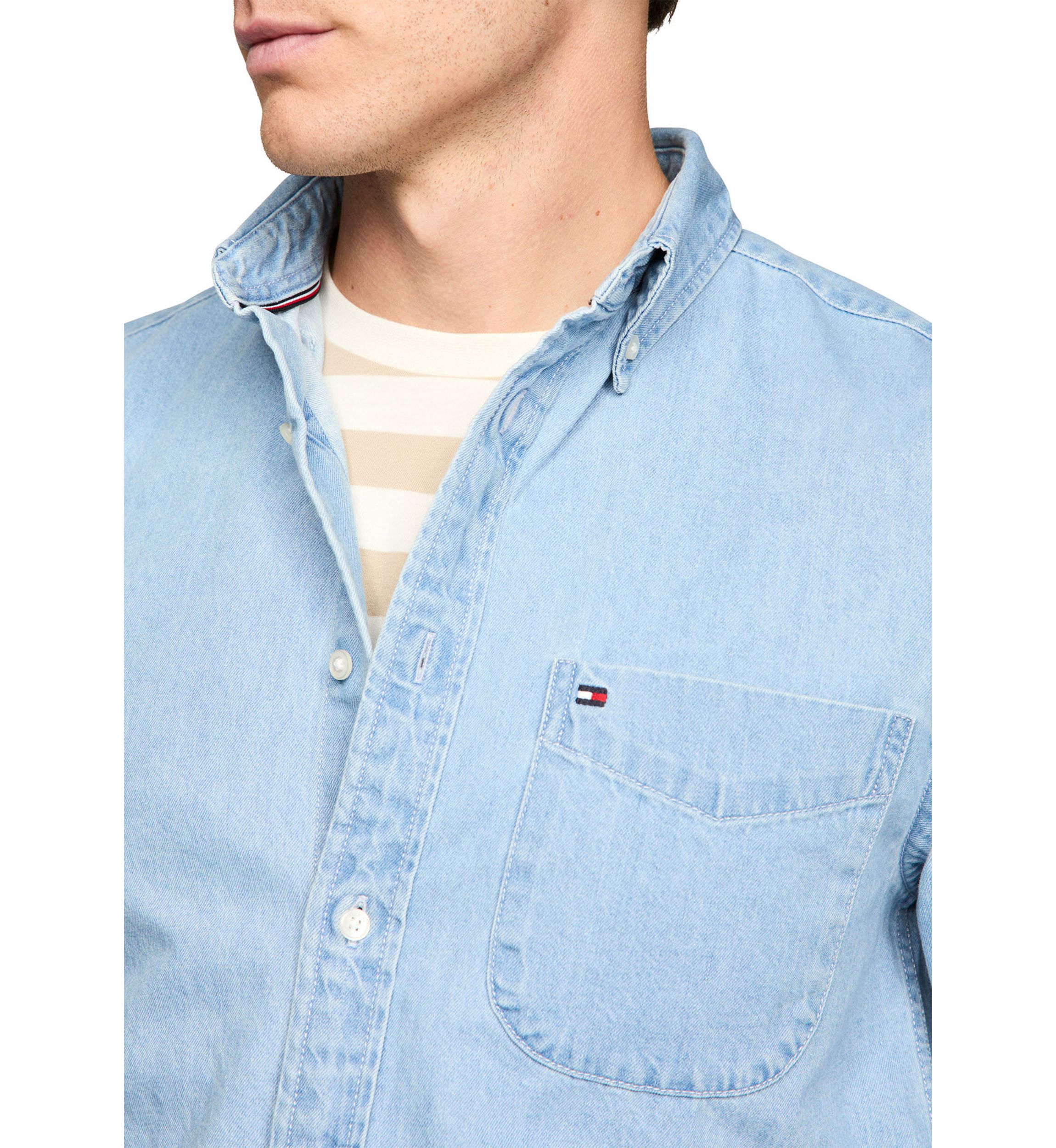 Denim Button Down Shirt