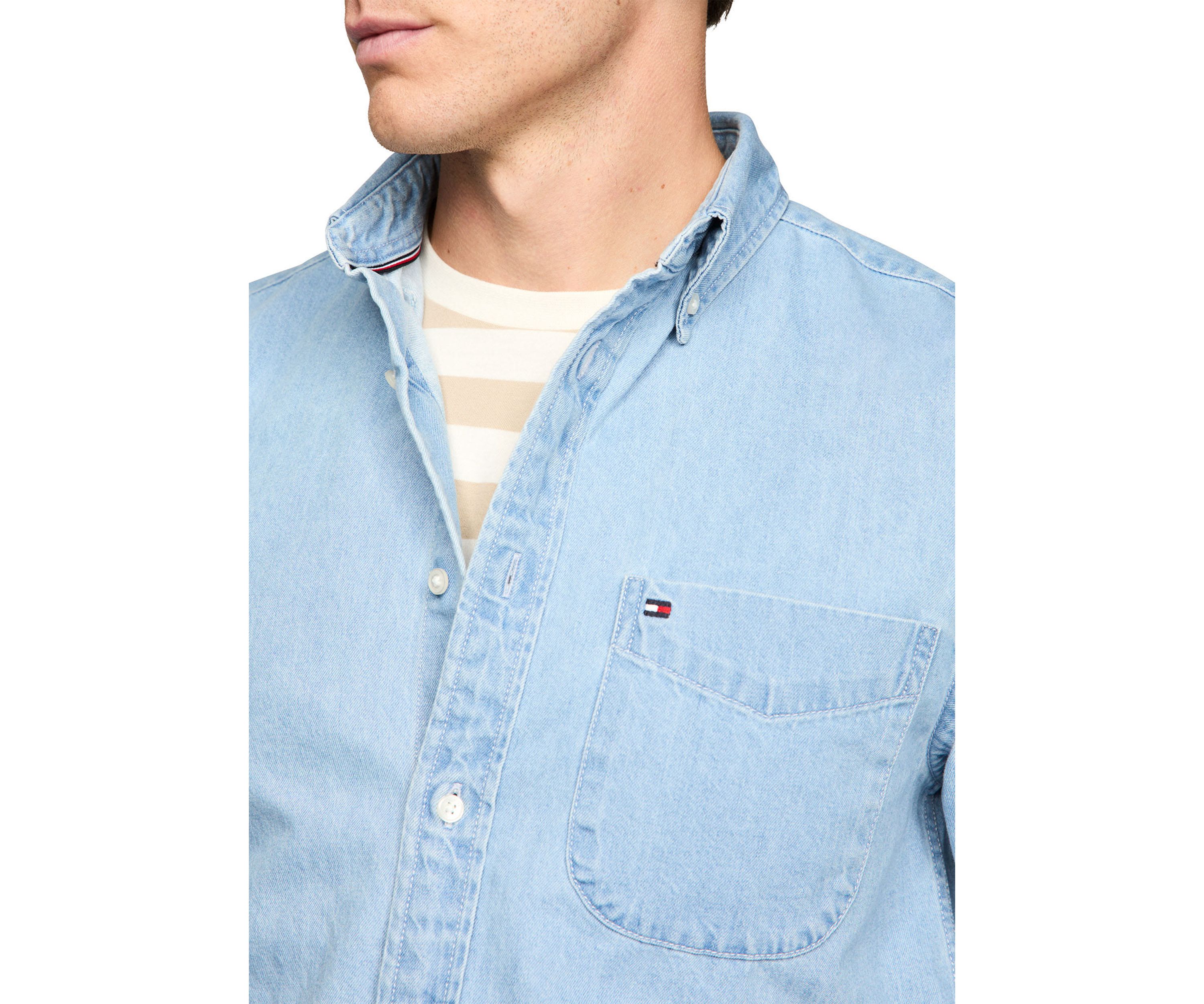 Denim Button Down Shirt