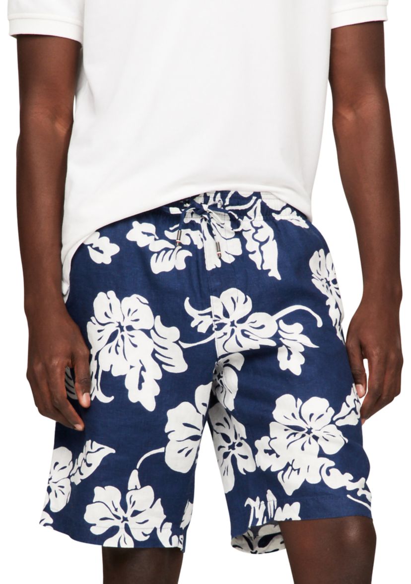 Harlem Printed Linen Shorts