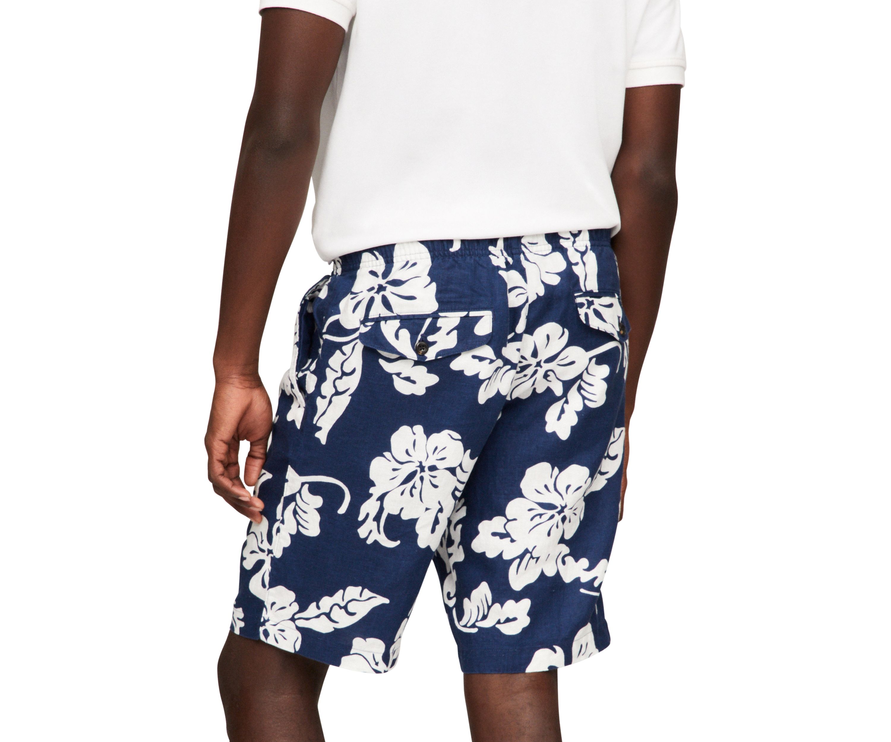 Harlem Printed Linen Shorts