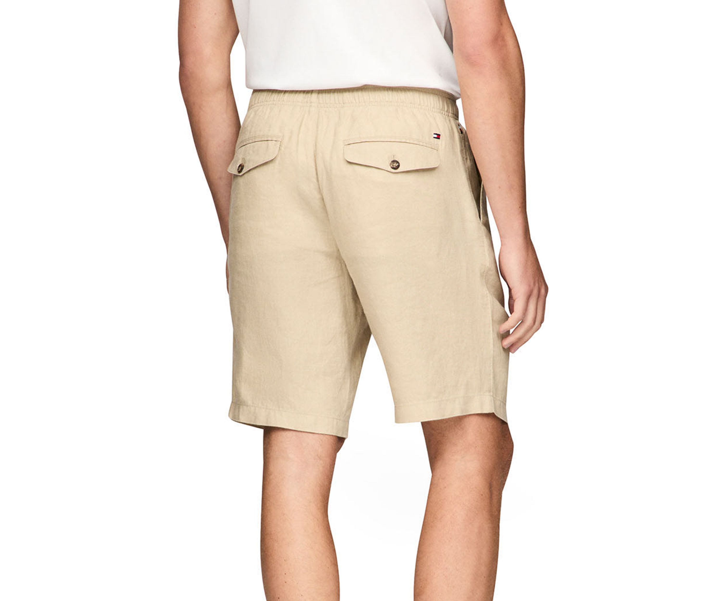 Relaxed Tapered Linen Shorts