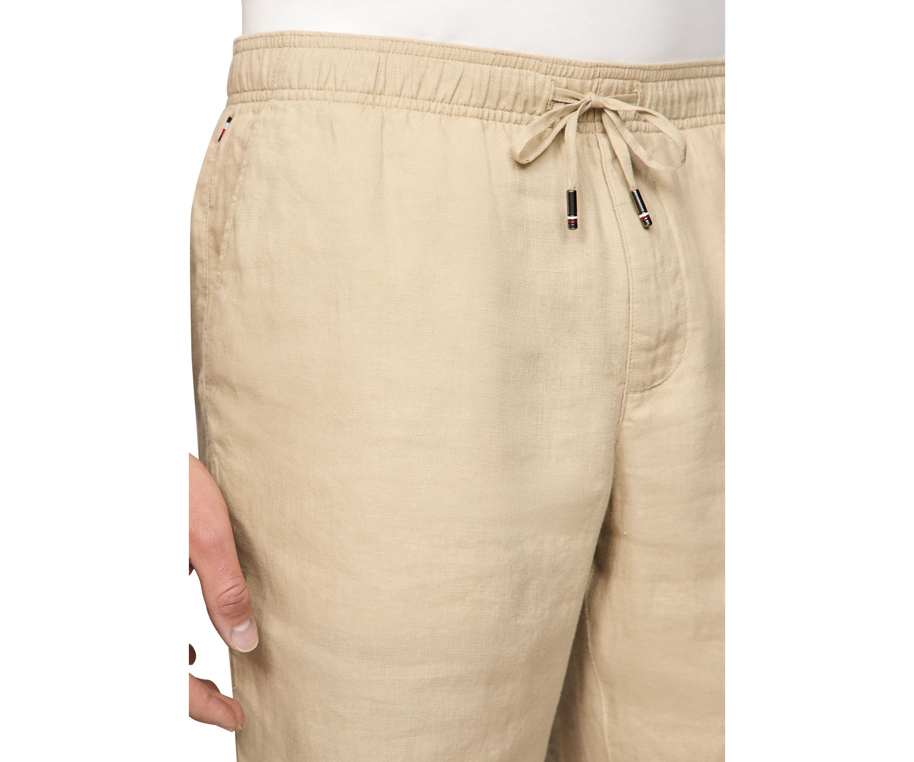 Relaxed Tapered Linen Shorts