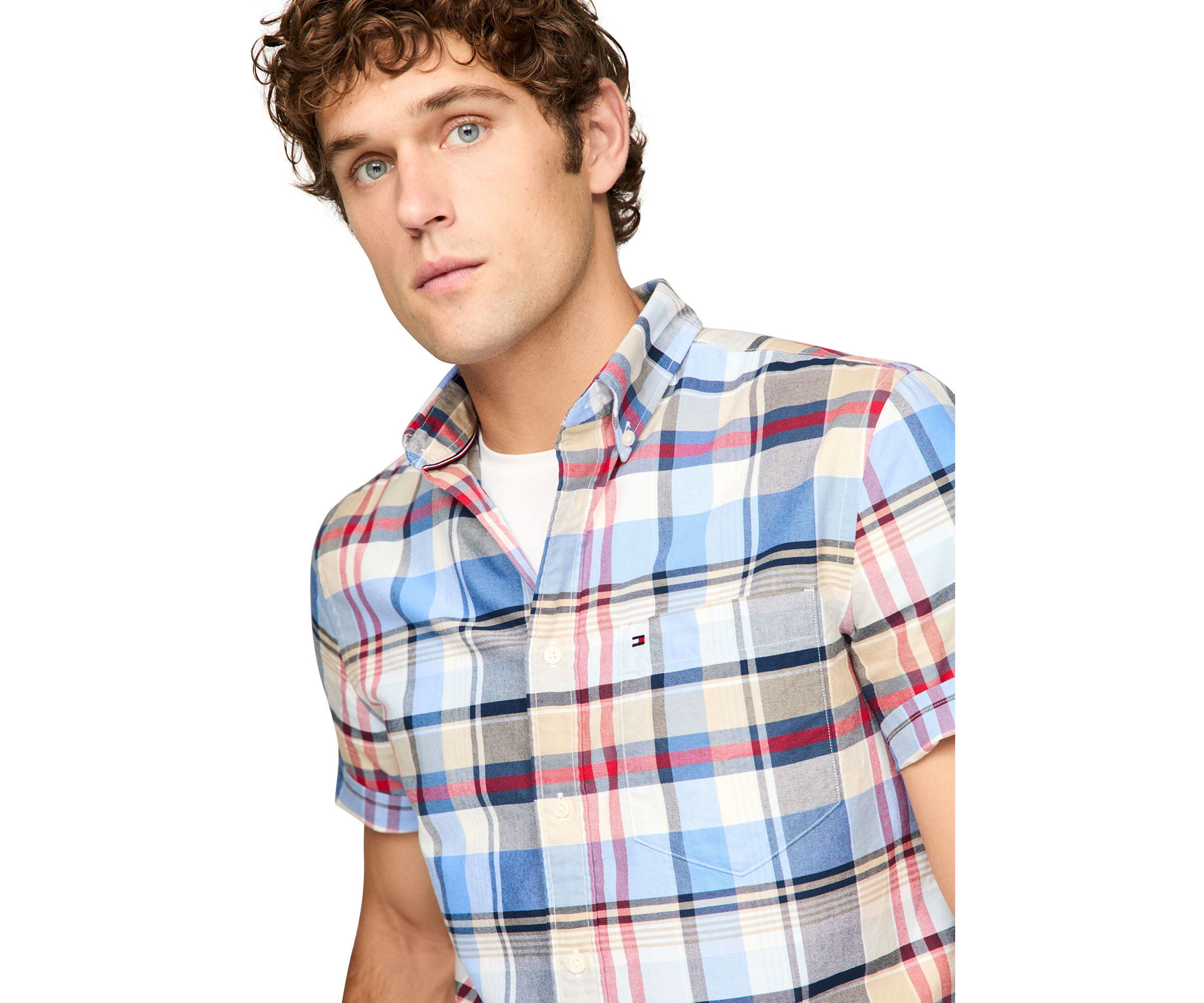 Madras Oxford Short Sleeve Shirt