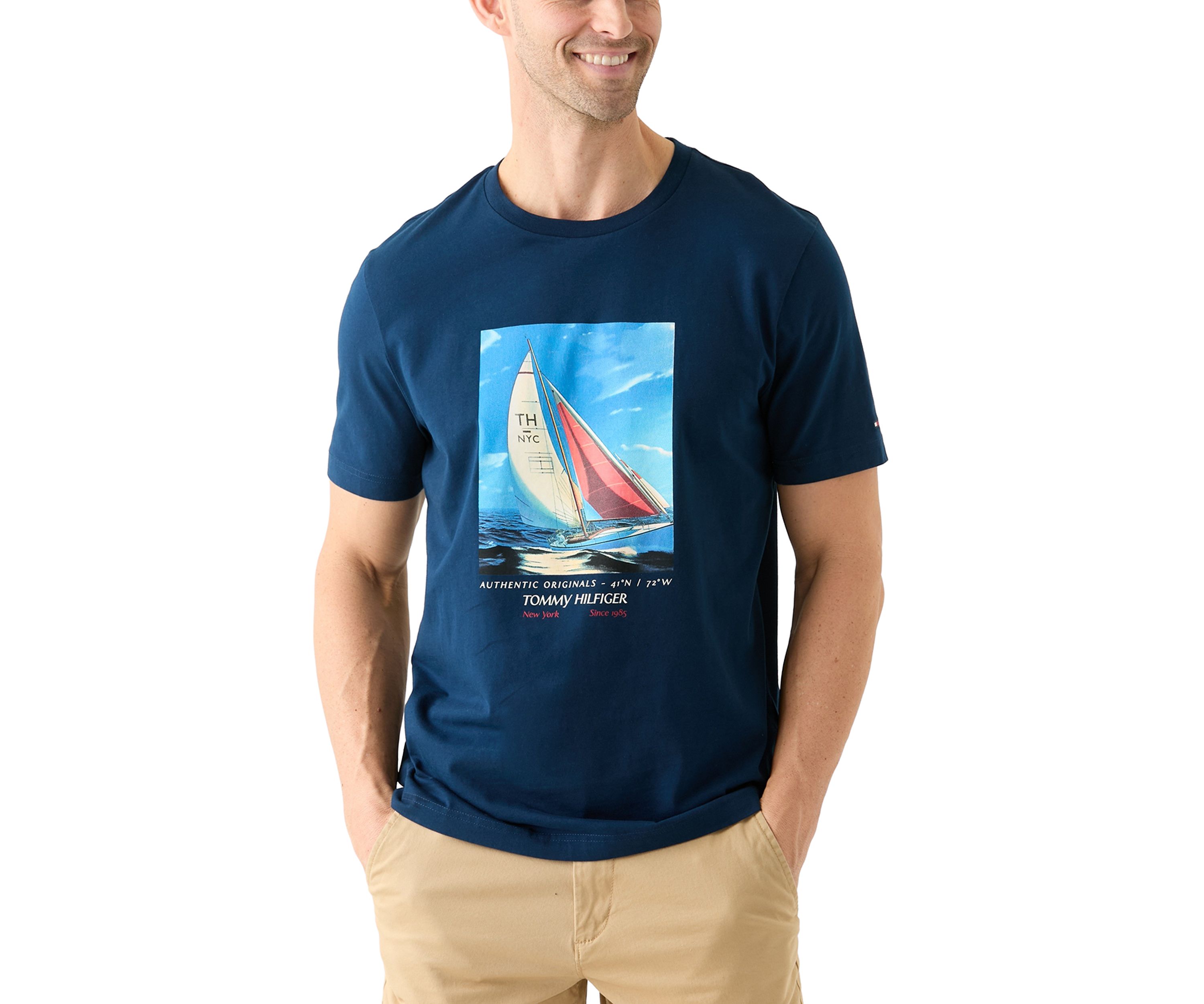 Color Photo Print Graphic T-Shirt